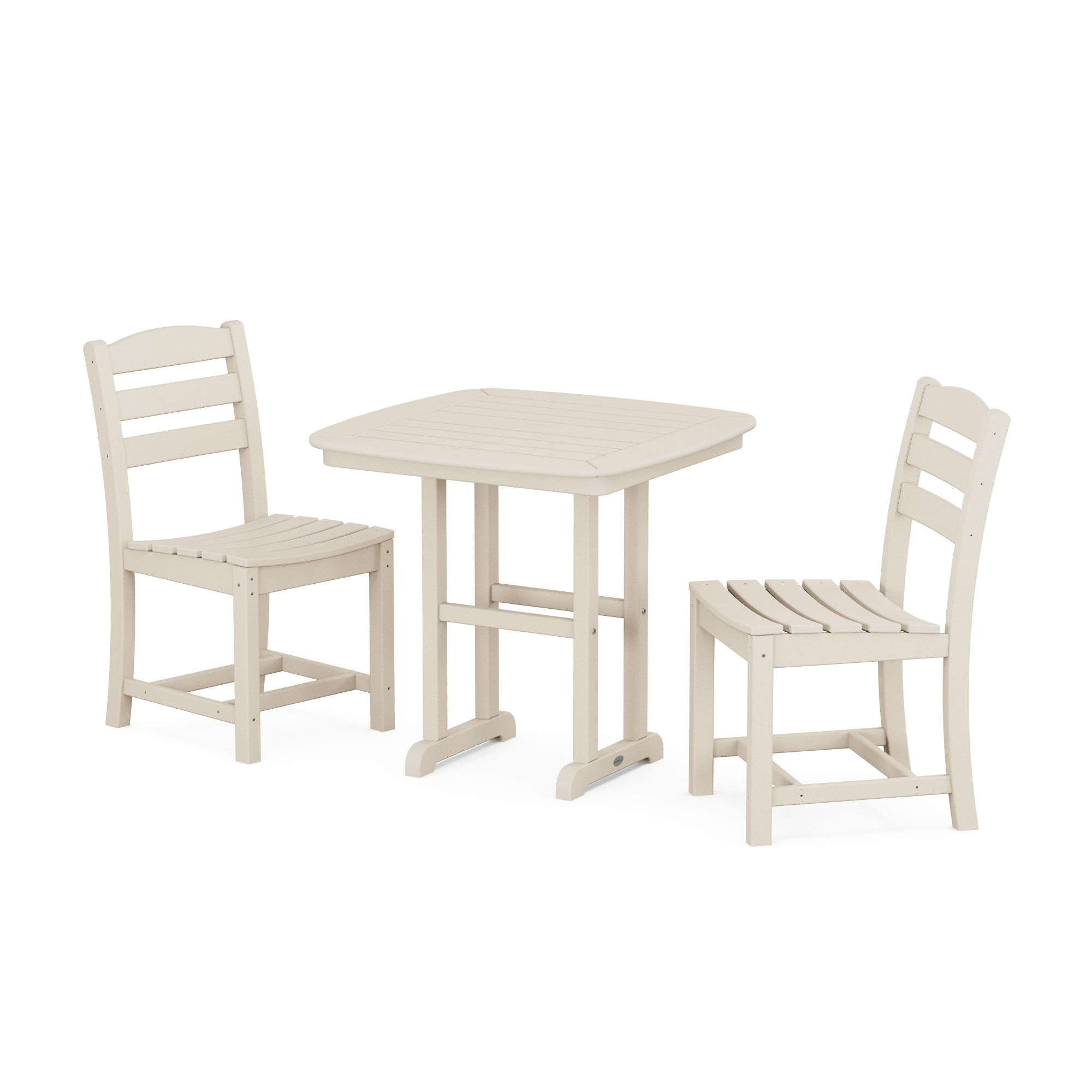  La Casa Cafe Side Chair 3-Piece Dining Set 