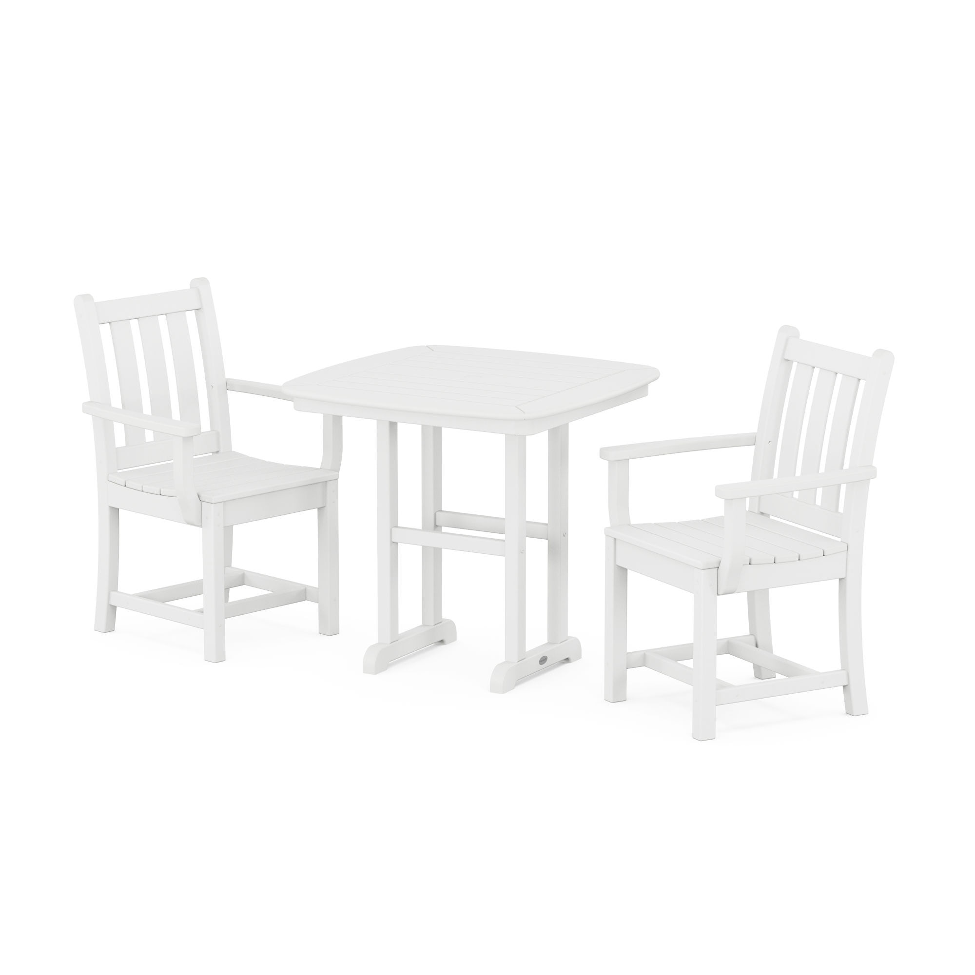  Traditional Garden 3-Piece Dining Set 