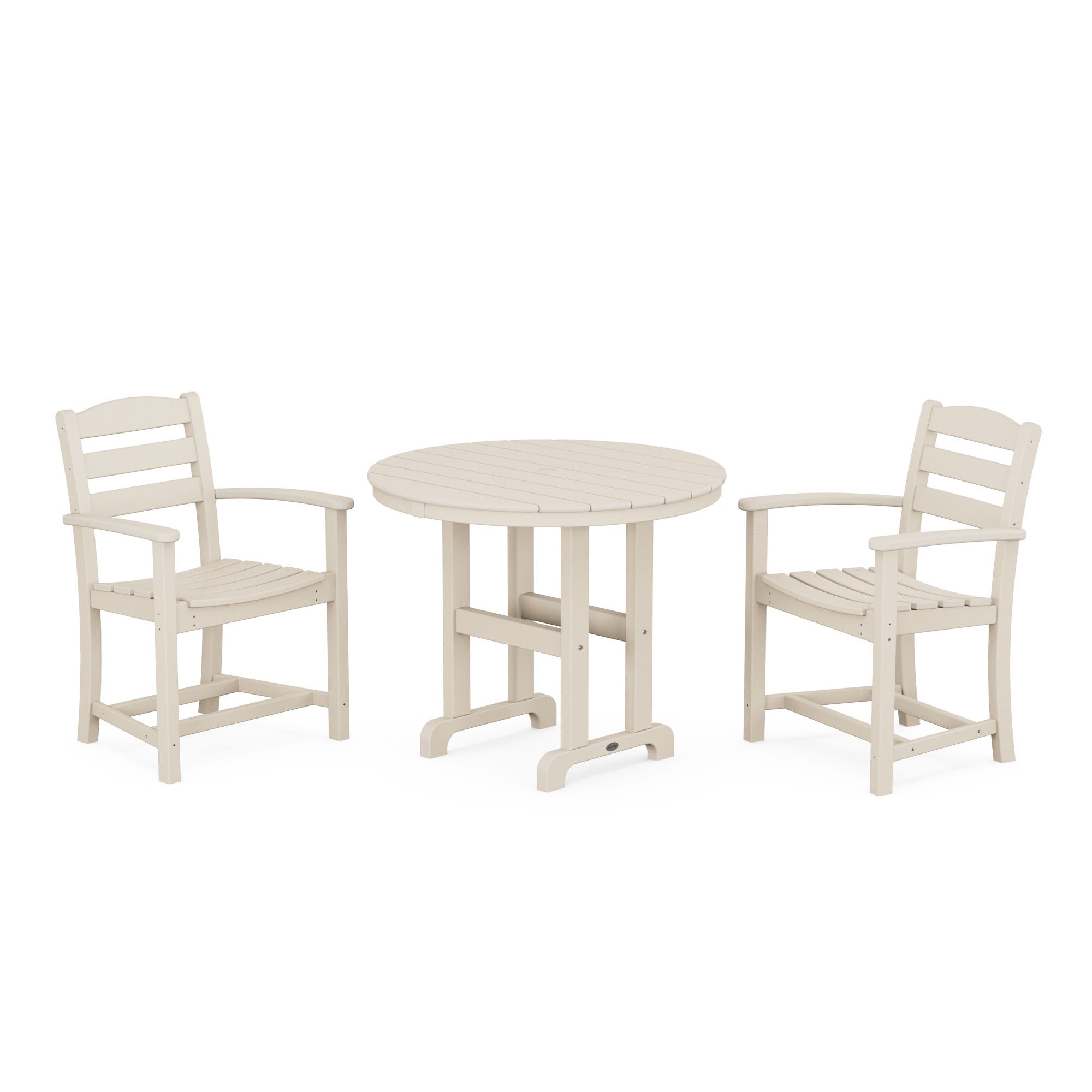  La Casa Cafe 3-Piece Round Dining Set 