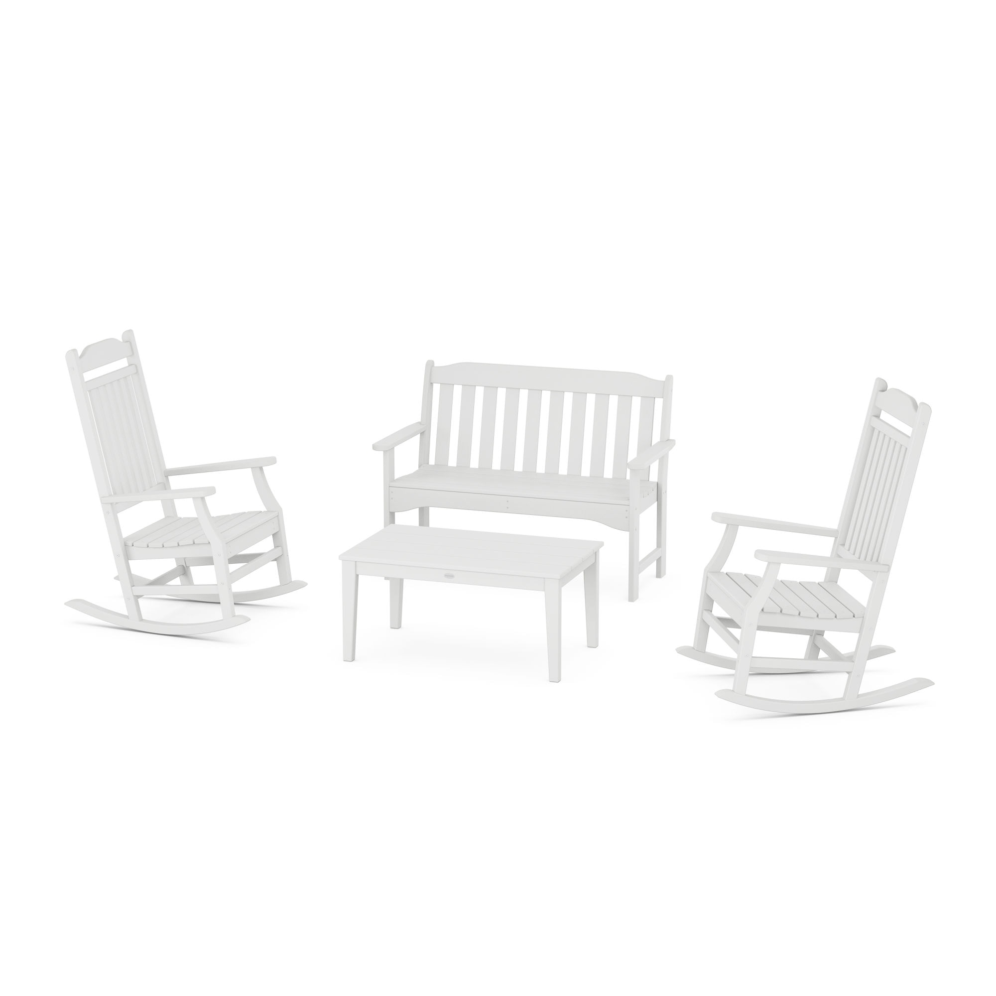  Country Living Rocking Chair 4-Piece Porch Set 