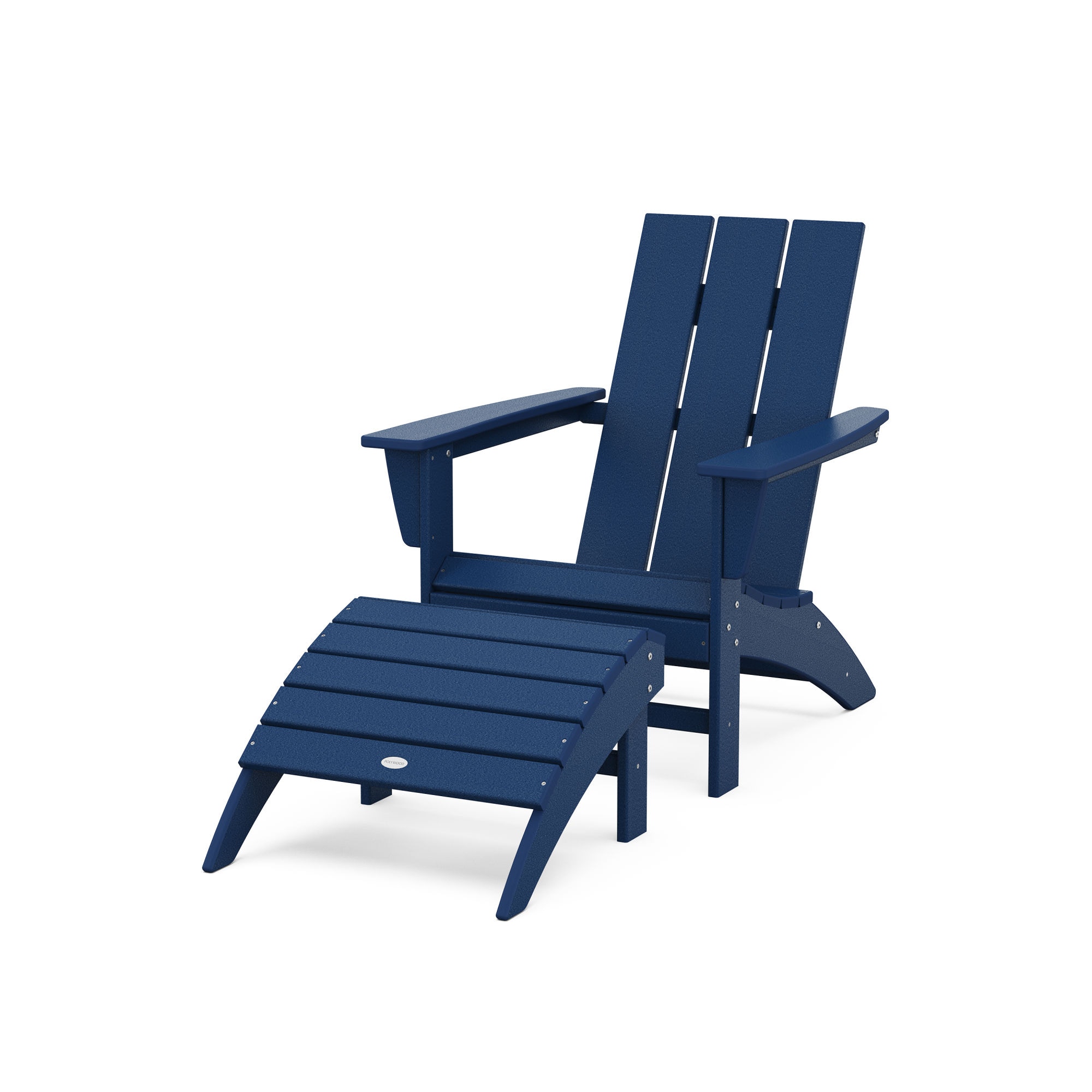 Navy blue deals polywood adirondack chairs