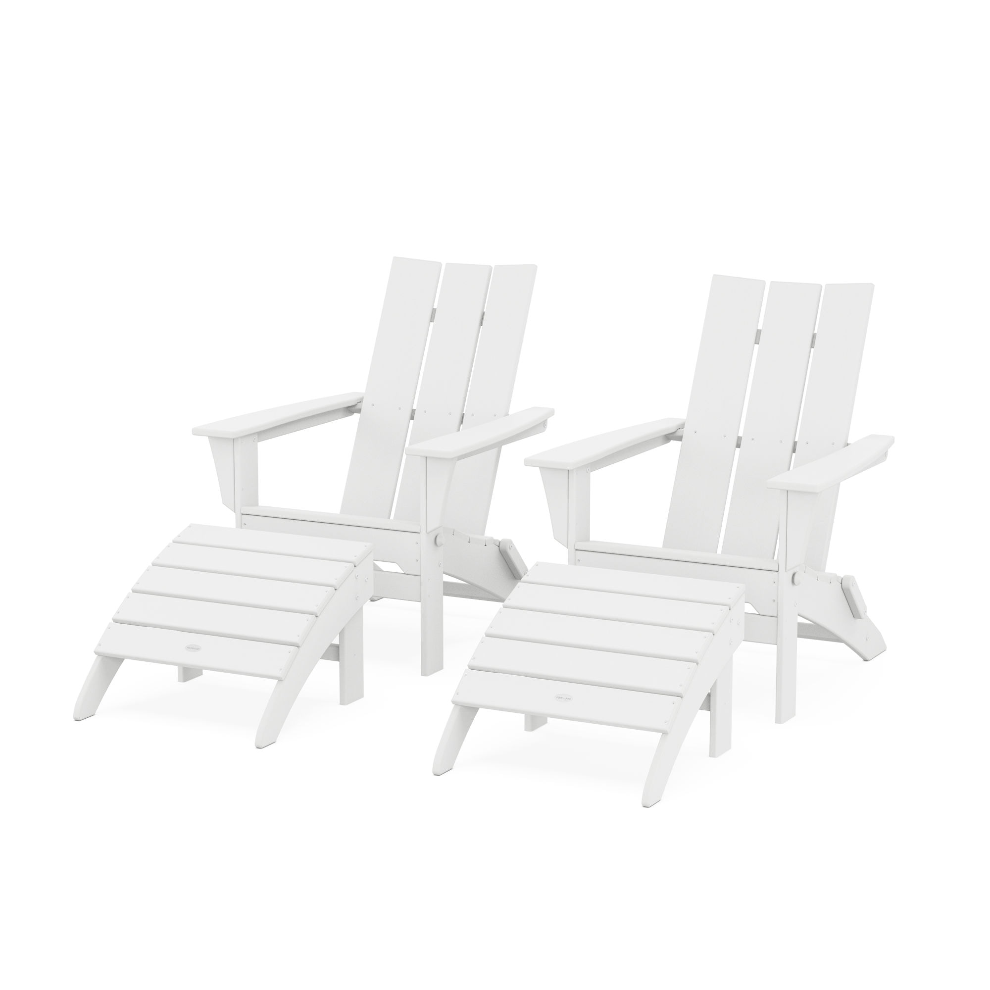 Polywood modern store folding adirondack chair