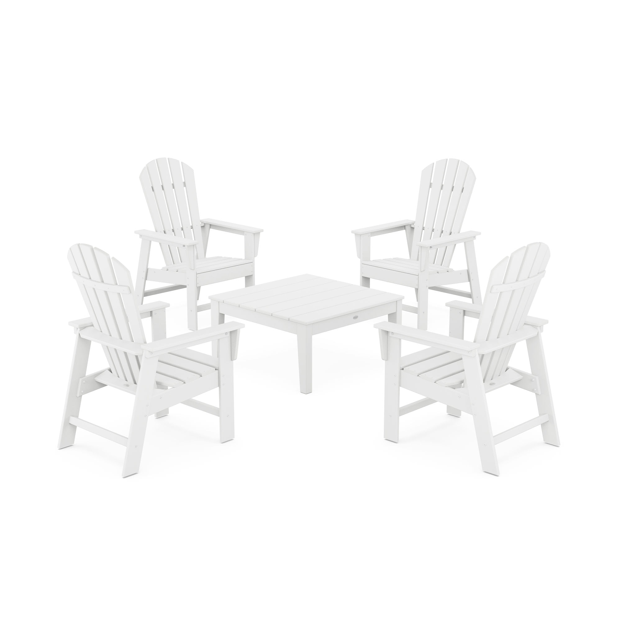  5-Piece South Beach Casual Chair Conversation Set With 36 Conversation Table 