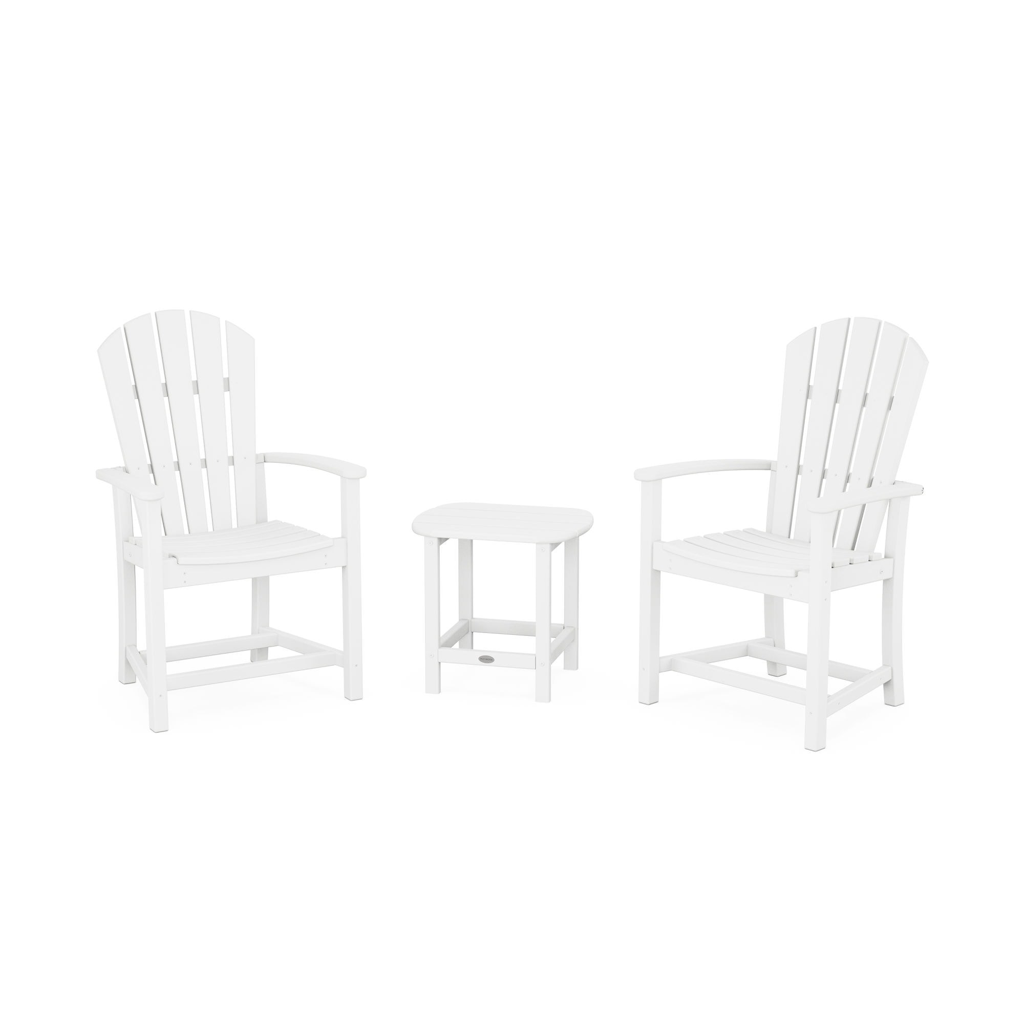  Palm Coast 3-Piece Upright Adirondack Chair Set 