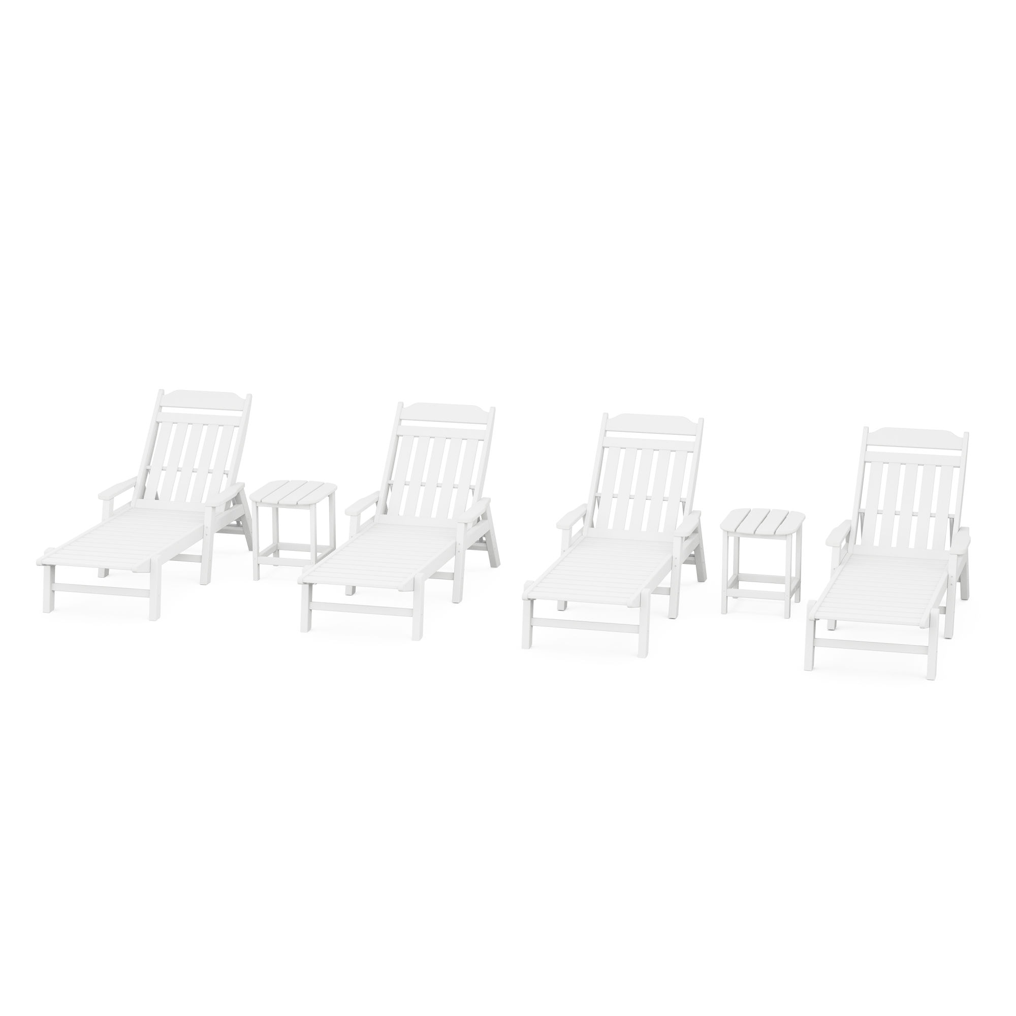  Country Living 6-Piece Chaise Set With Arms 