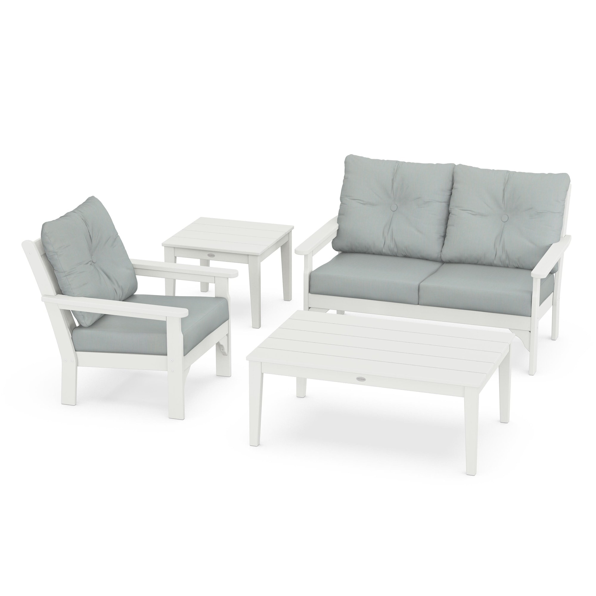  Vineyard 4-Piece Deep Seating Set In Vintage Finish 