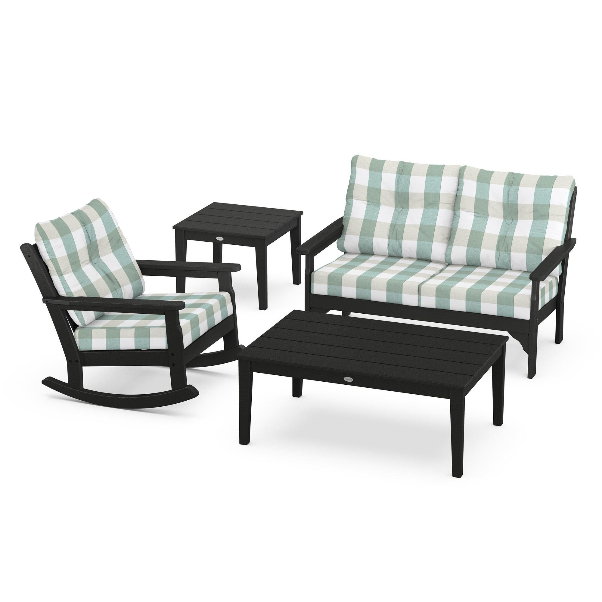 Polywood vineyard rocker discount set