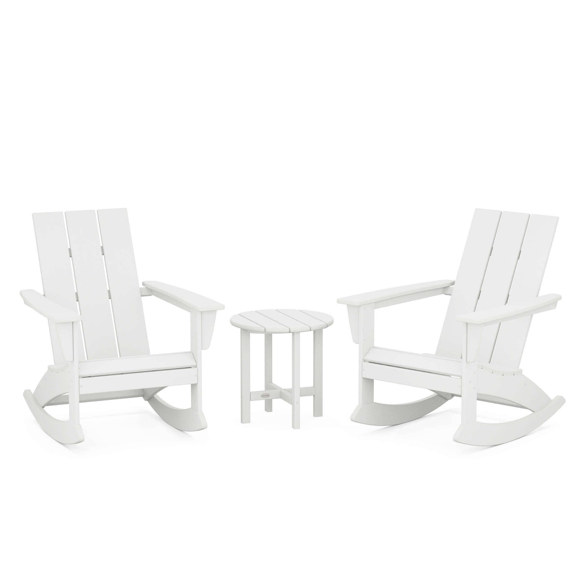 Polywood adirondack rocking on sale chair set