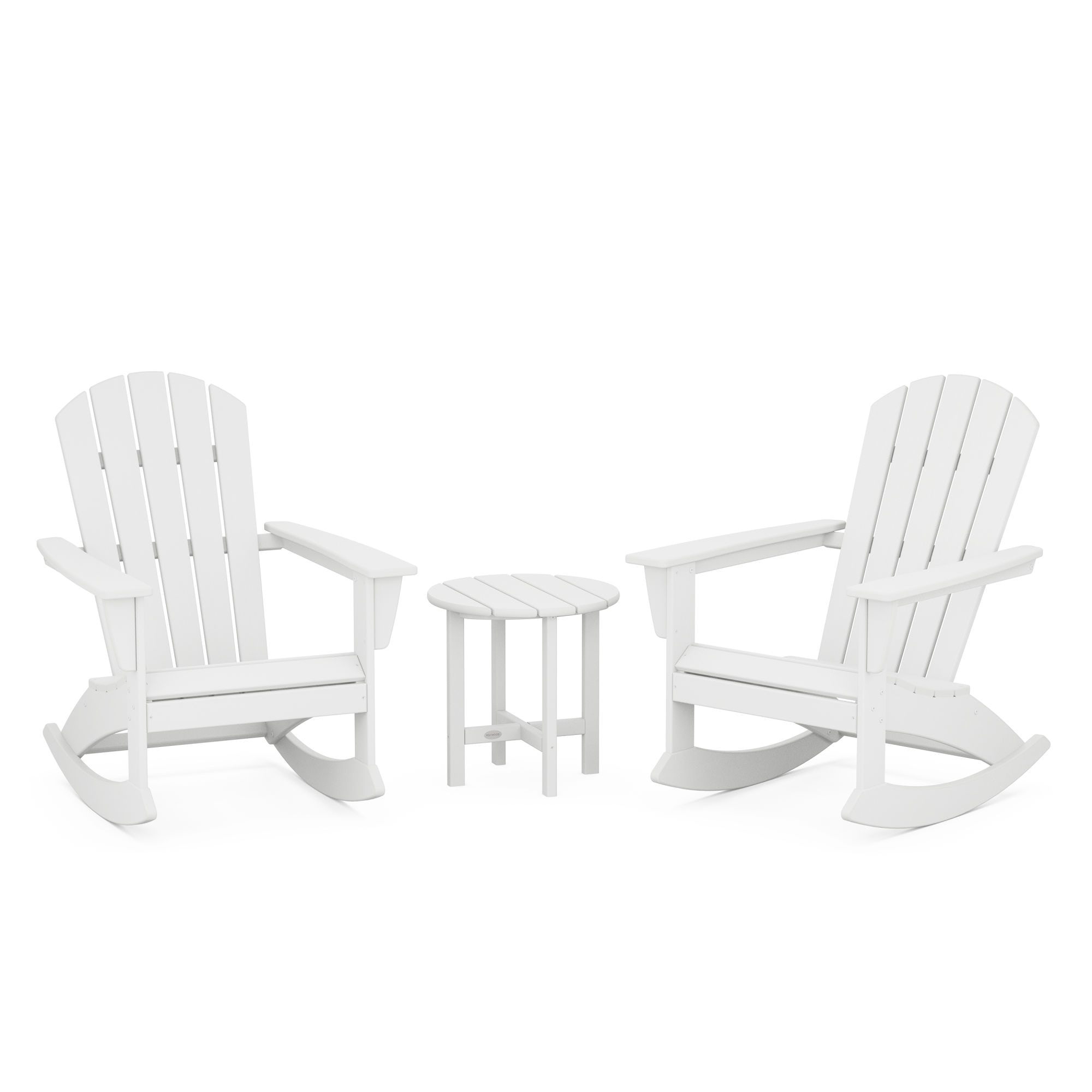  Nautical 3-Piece Adirondack Rocking Chair Set 