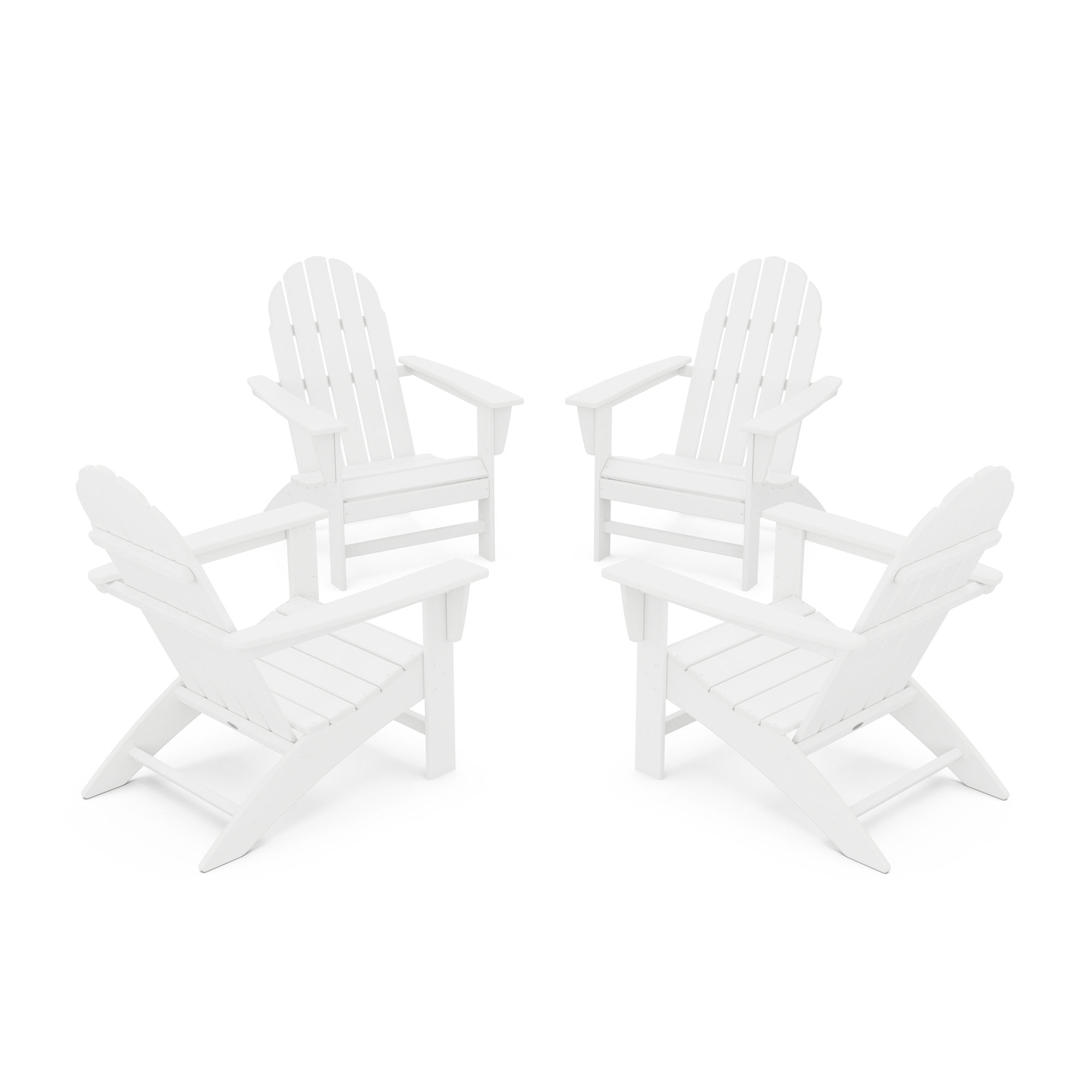  Vineyard 4-Piece Adirondack Conversation Set 