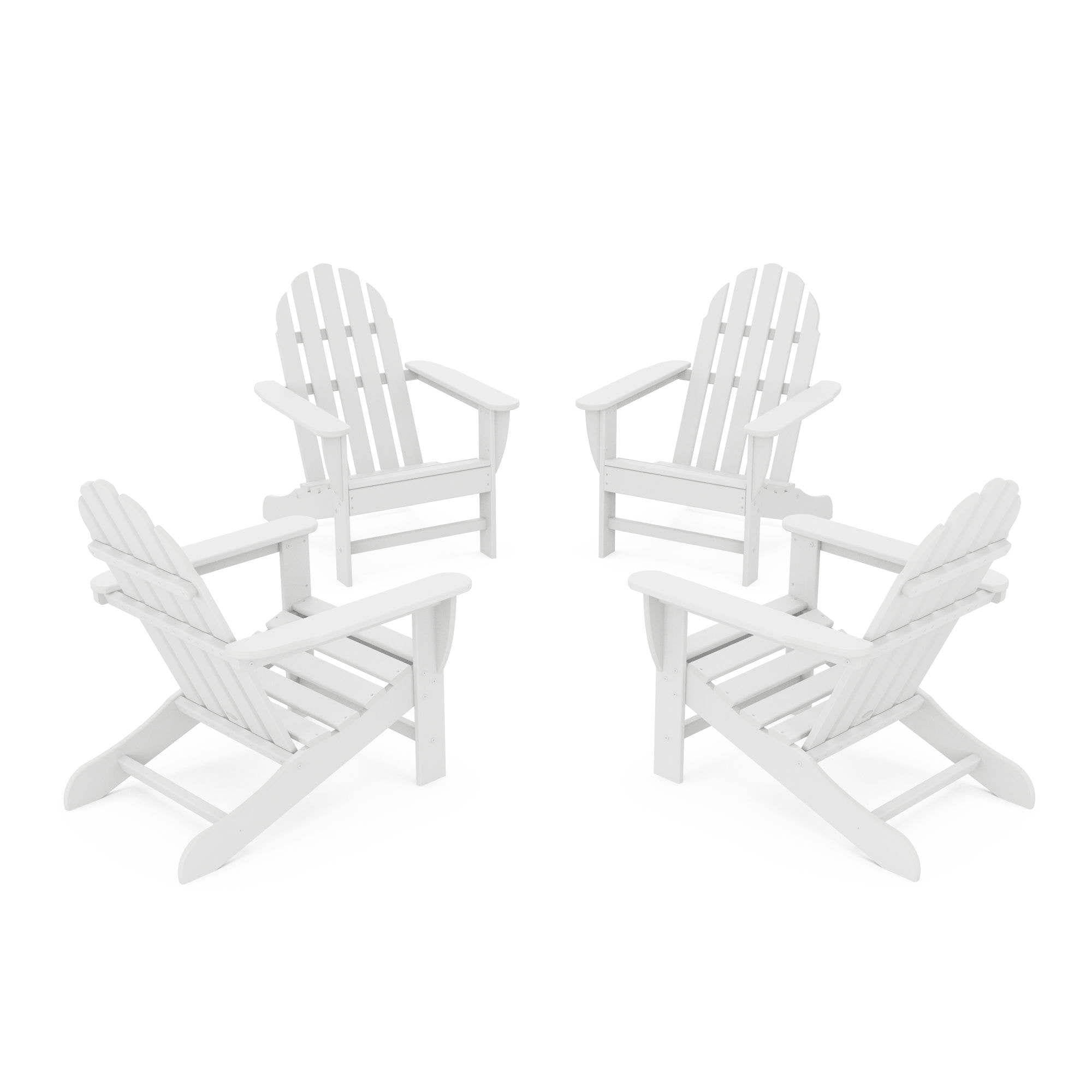  4-Piece Classic Adirondack Conversation Set 