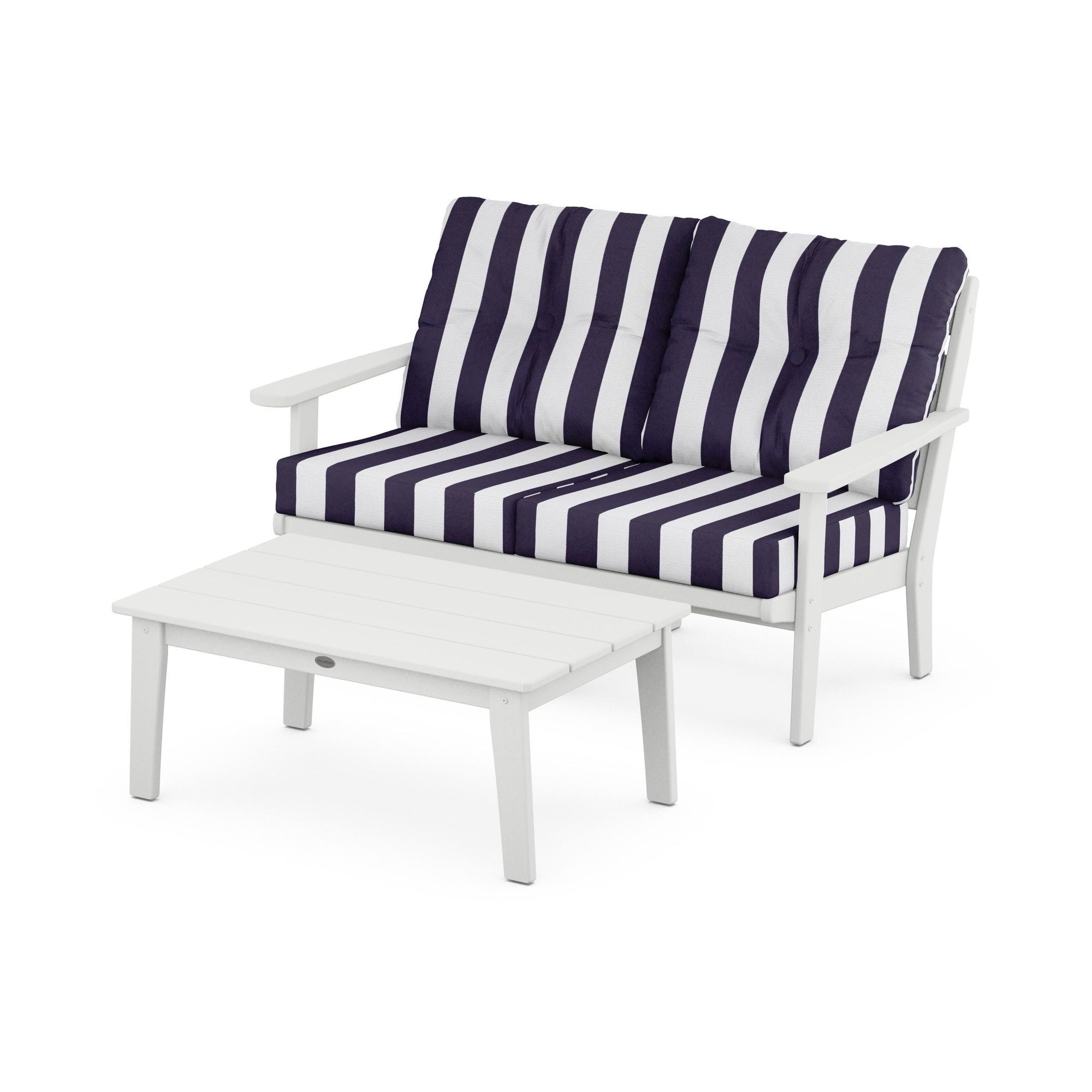  Lakeside 2-Piece Lounge Loveseat Set 