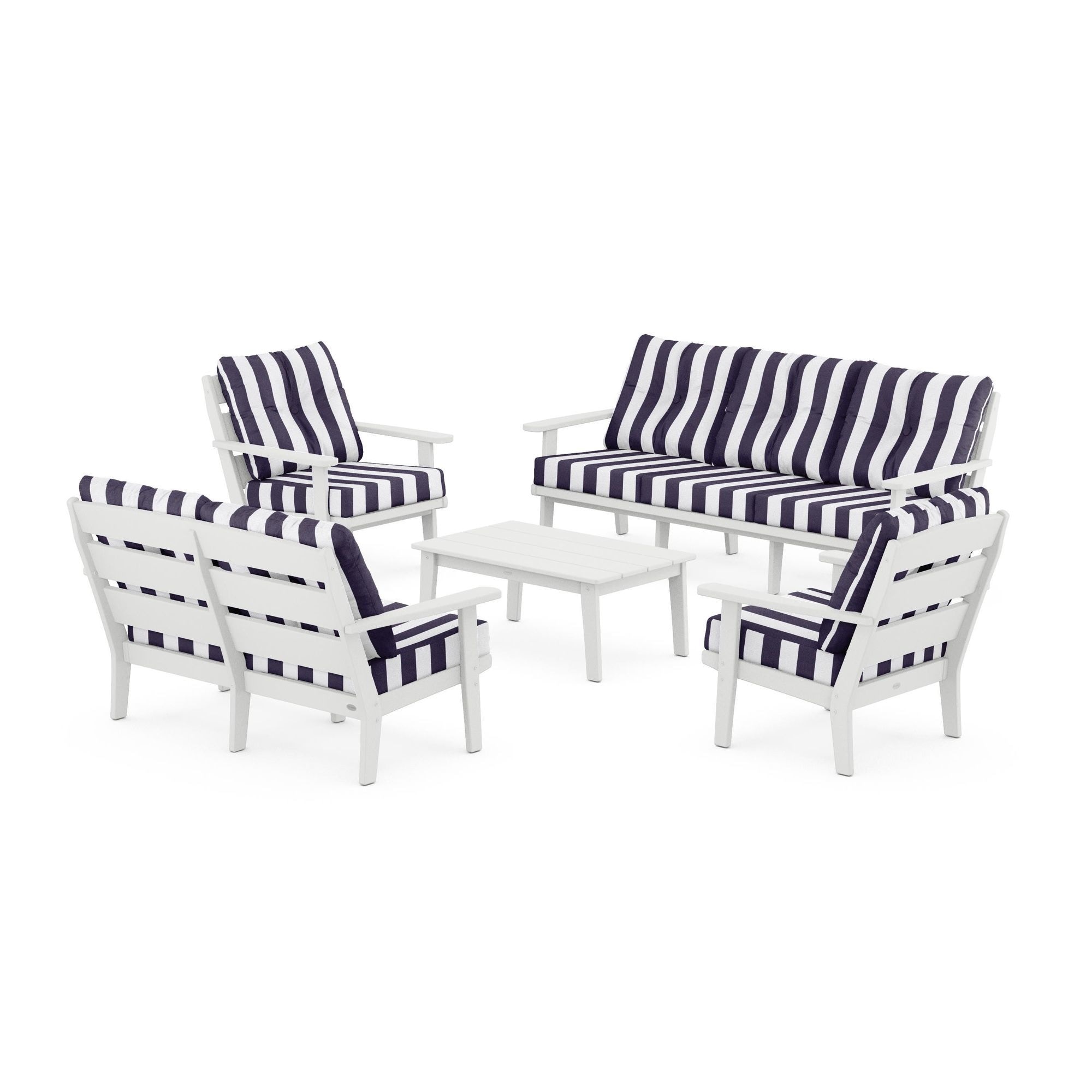  Lakeside 5-Piece Lounge Sofa Set 