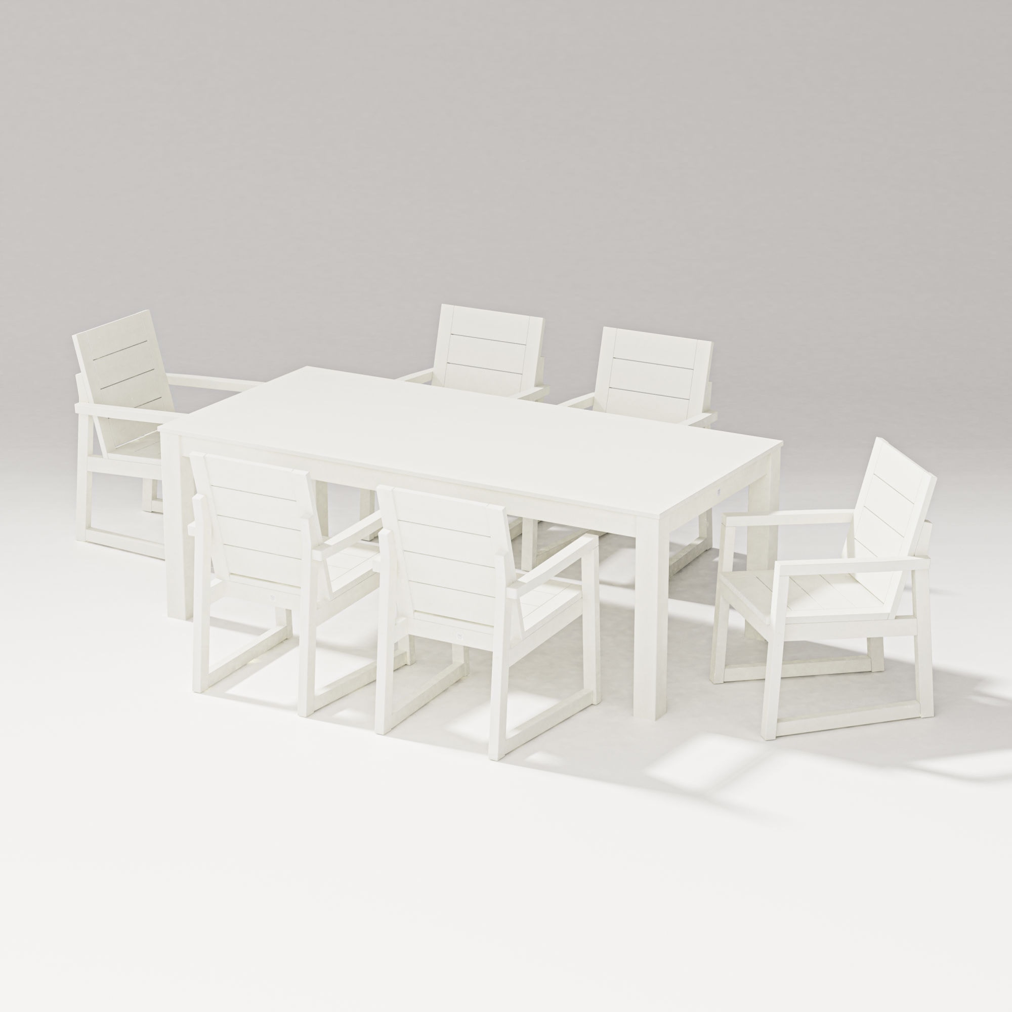  Elevate 7-Piece Parsons Table Dining Set 