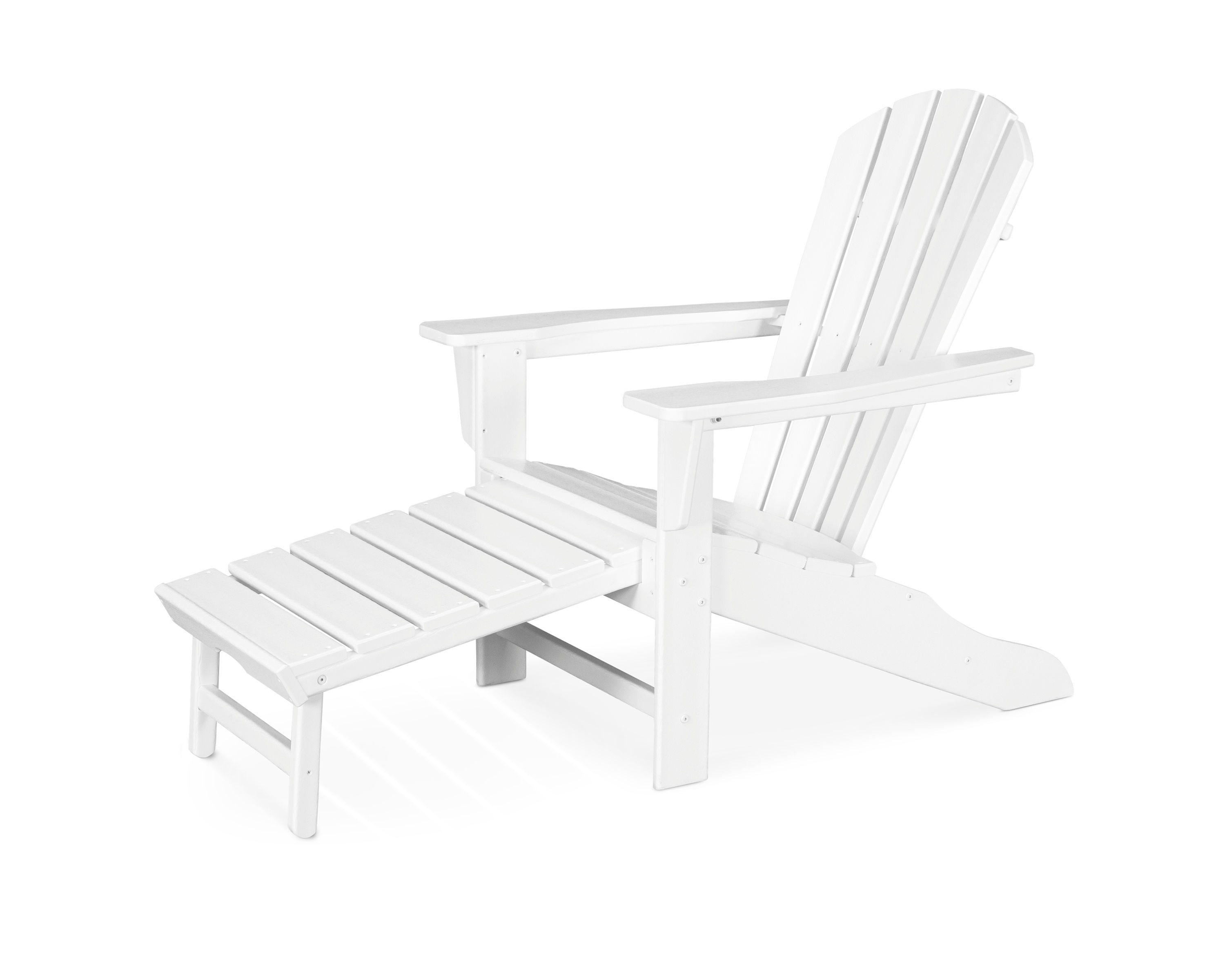 Adirondack chair 2024 with hideaway ottoman