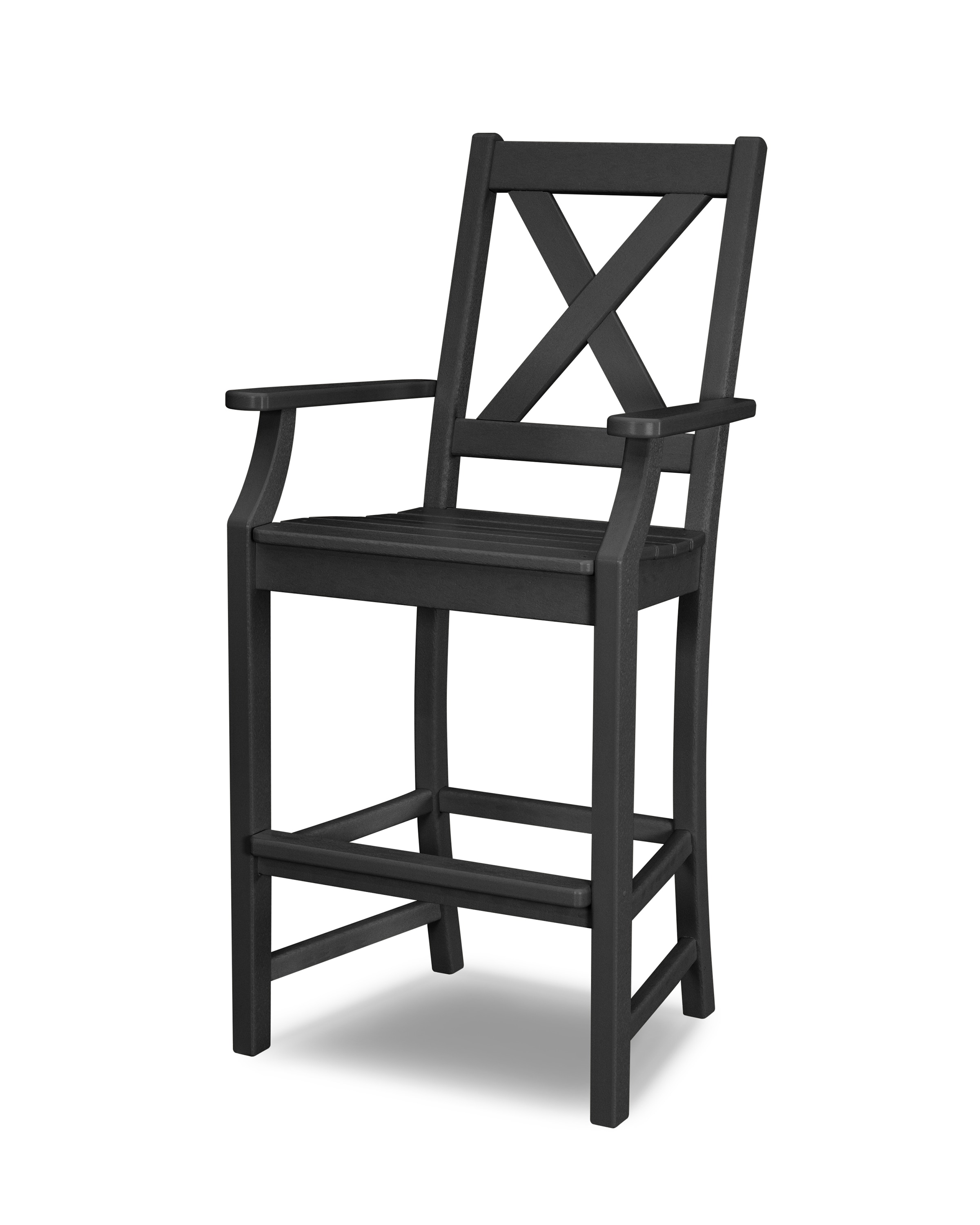  Braxton Bar Arm Chair In Black 