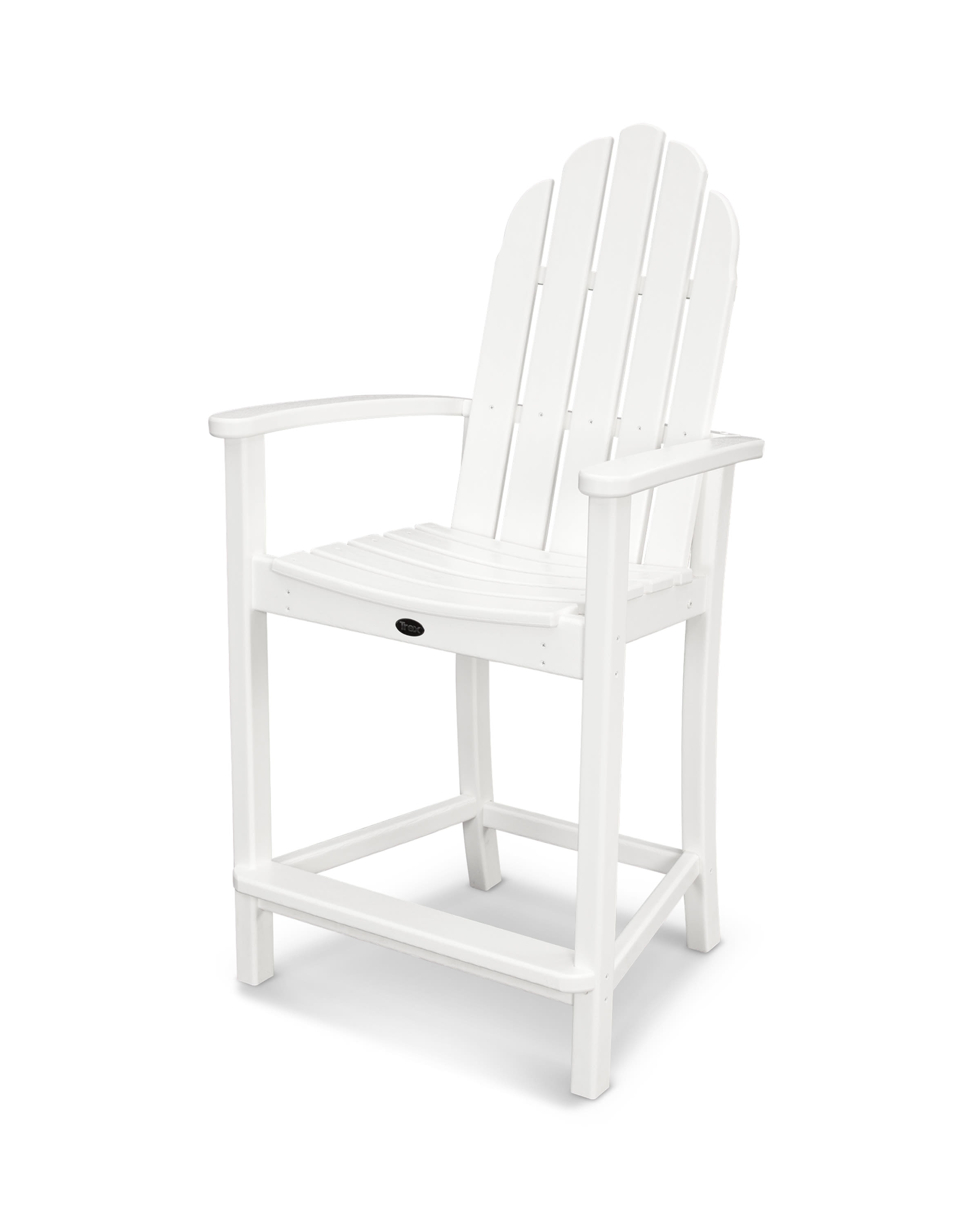 Polywood Outdoor Patio Classic Adirondack Counter Chair Add201wh Warehouse Showrooms Northern