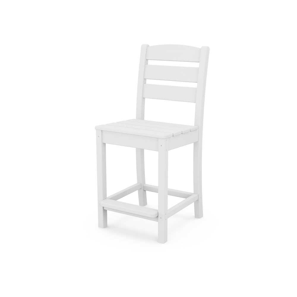  Lakeside Counter Side Chair In White 