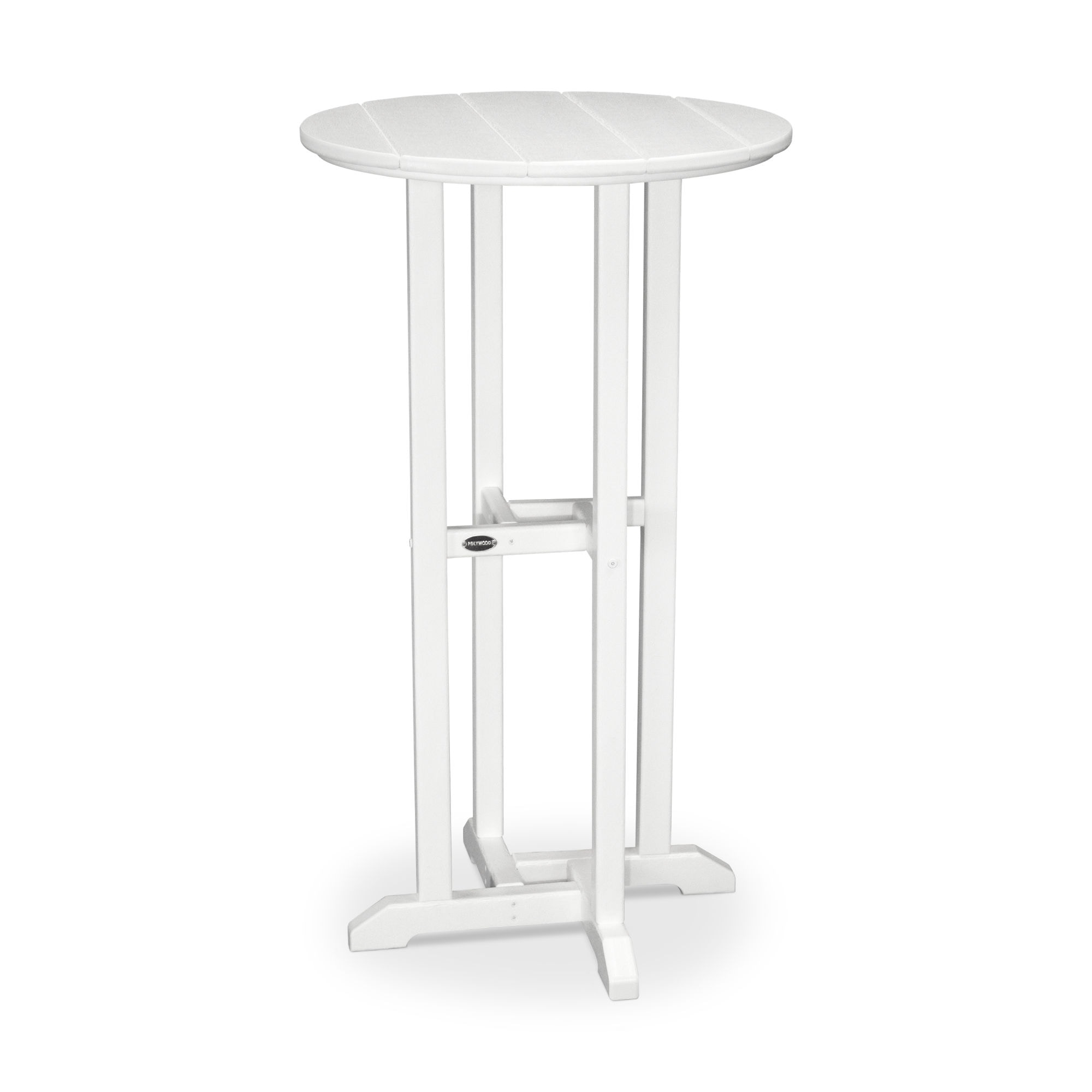  24" Round Farmhouse Bar Bistro Table 