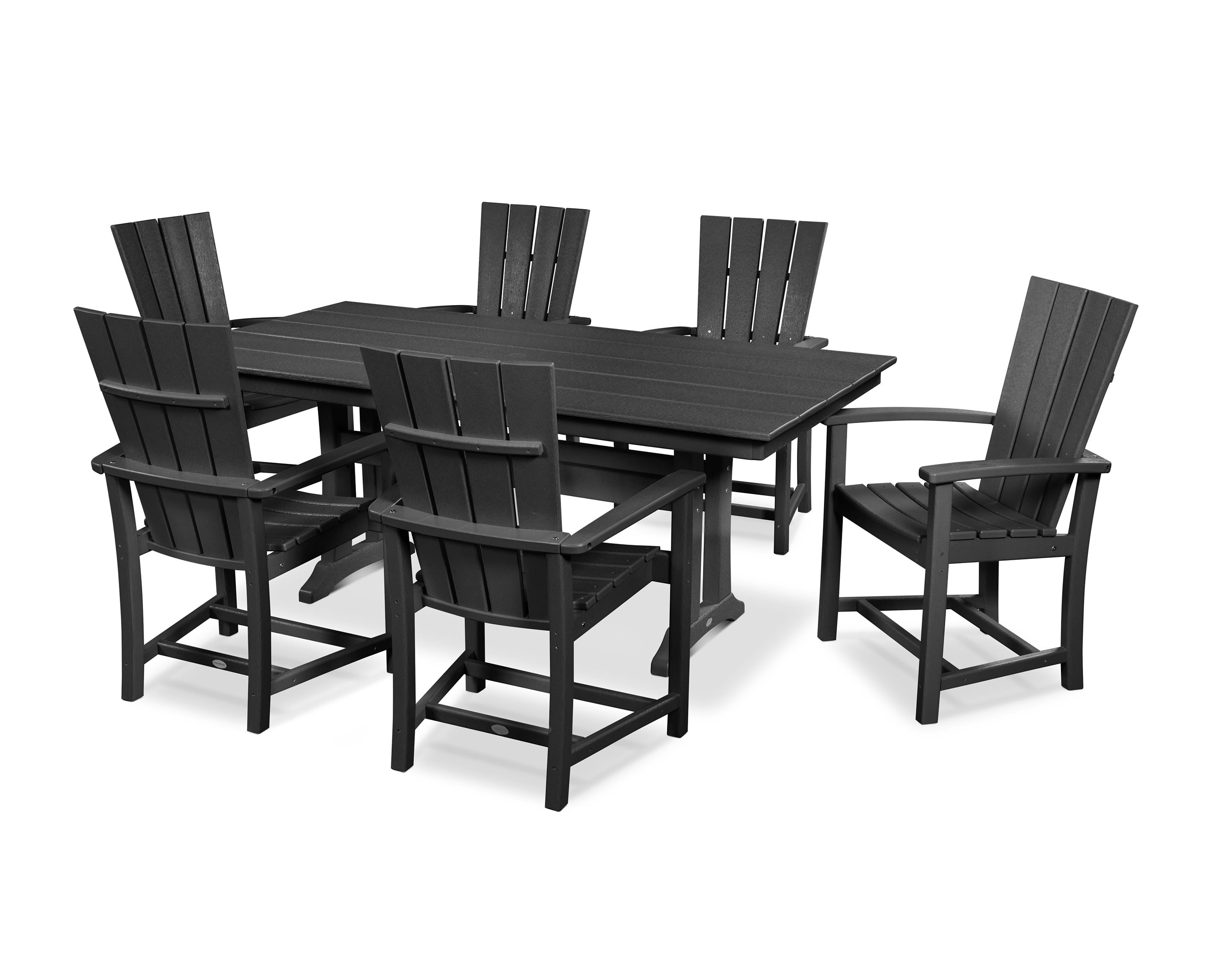 quattro 7piece farmhouse dining set