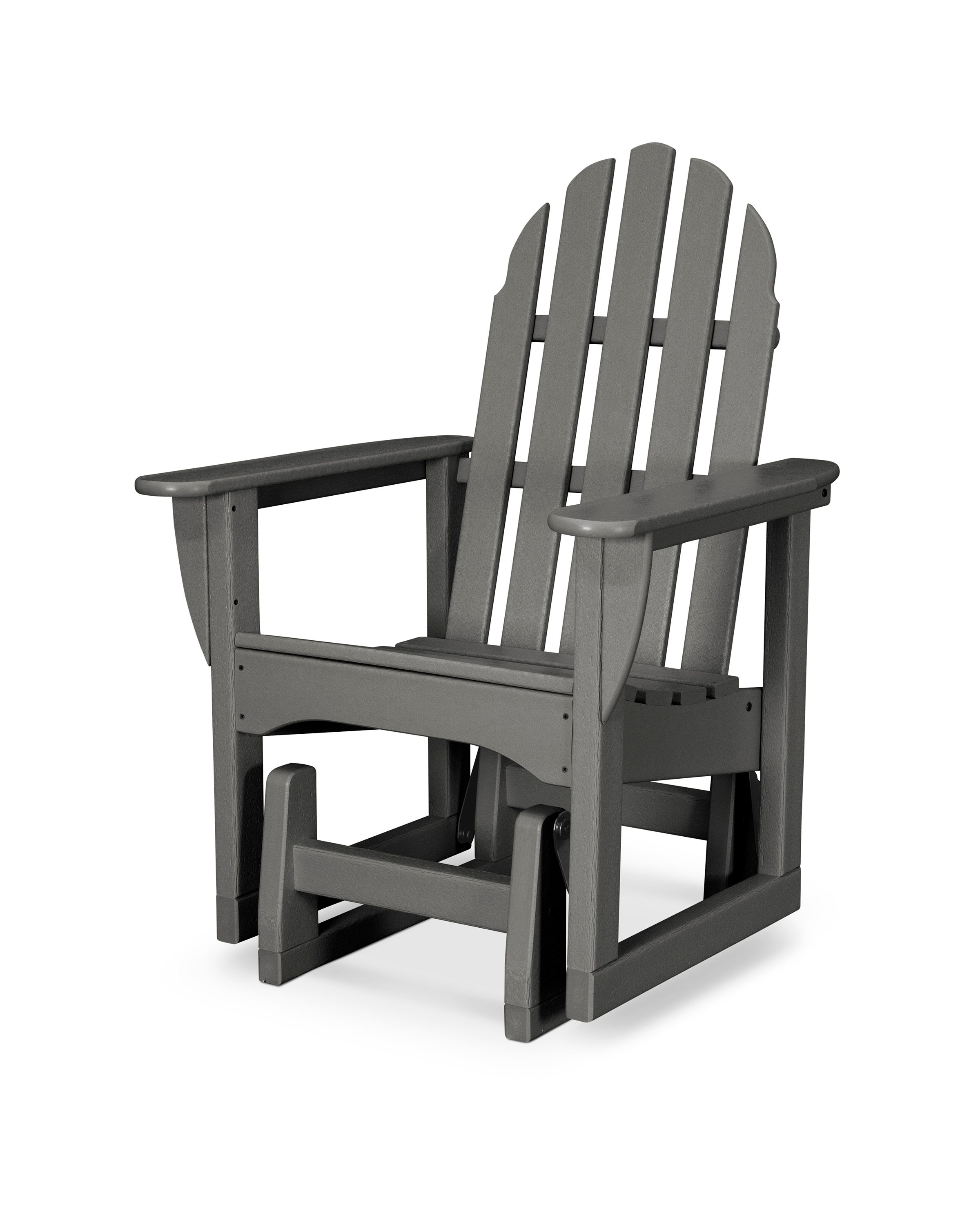 POLYWOOD Outdoor Furniture Classic Adirondack Glider Chair ADSGL