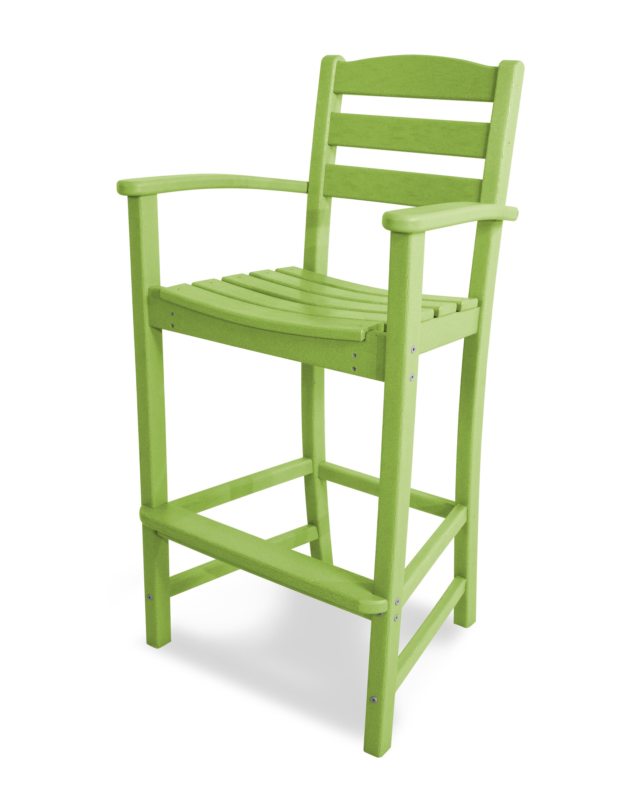  La Casa Cafe Bar Arm Chair In Lime 