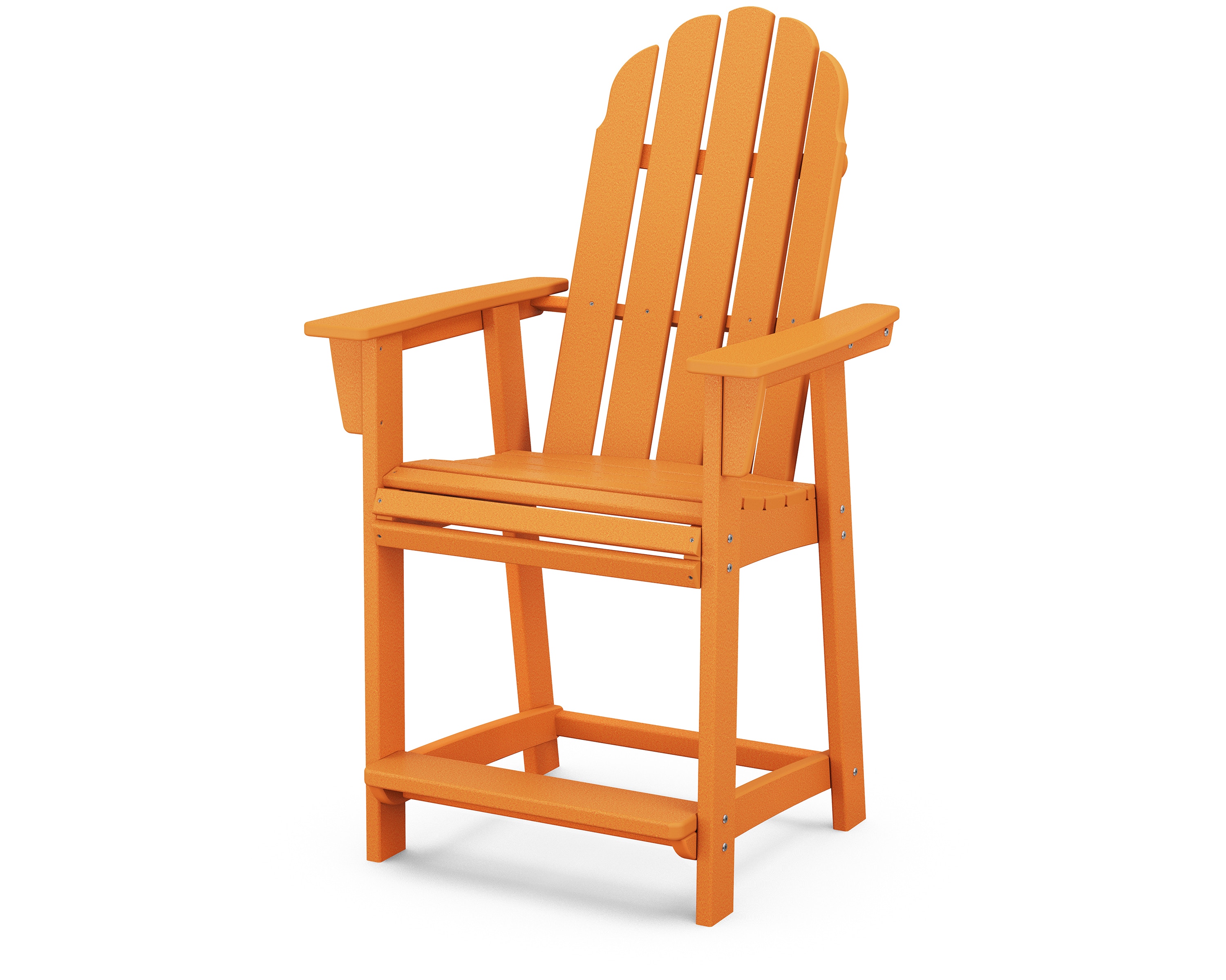  Vineyard Adirondack Counter Chair In Tangerine 