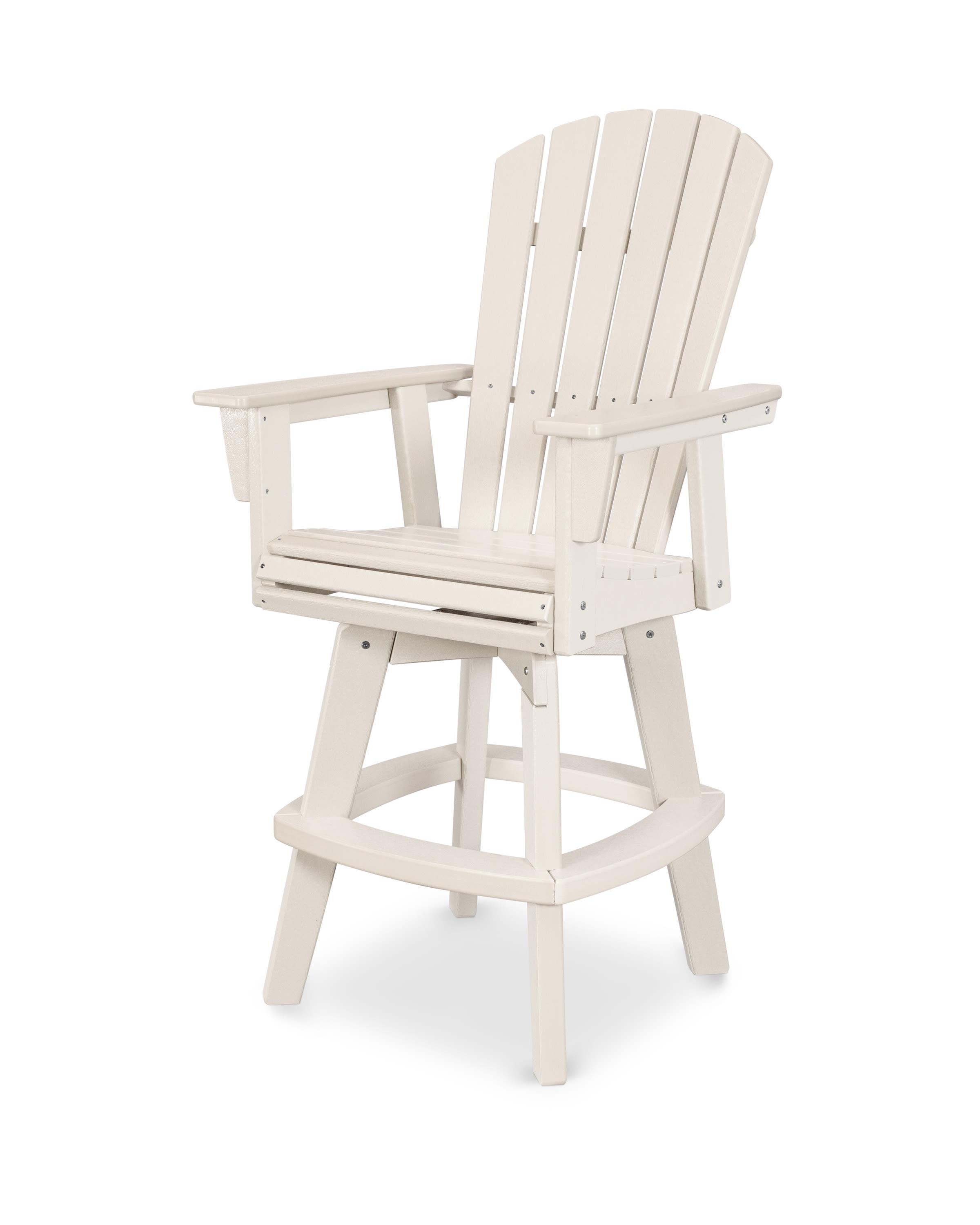  Nautical Adirondack Swivel Bar Chair 