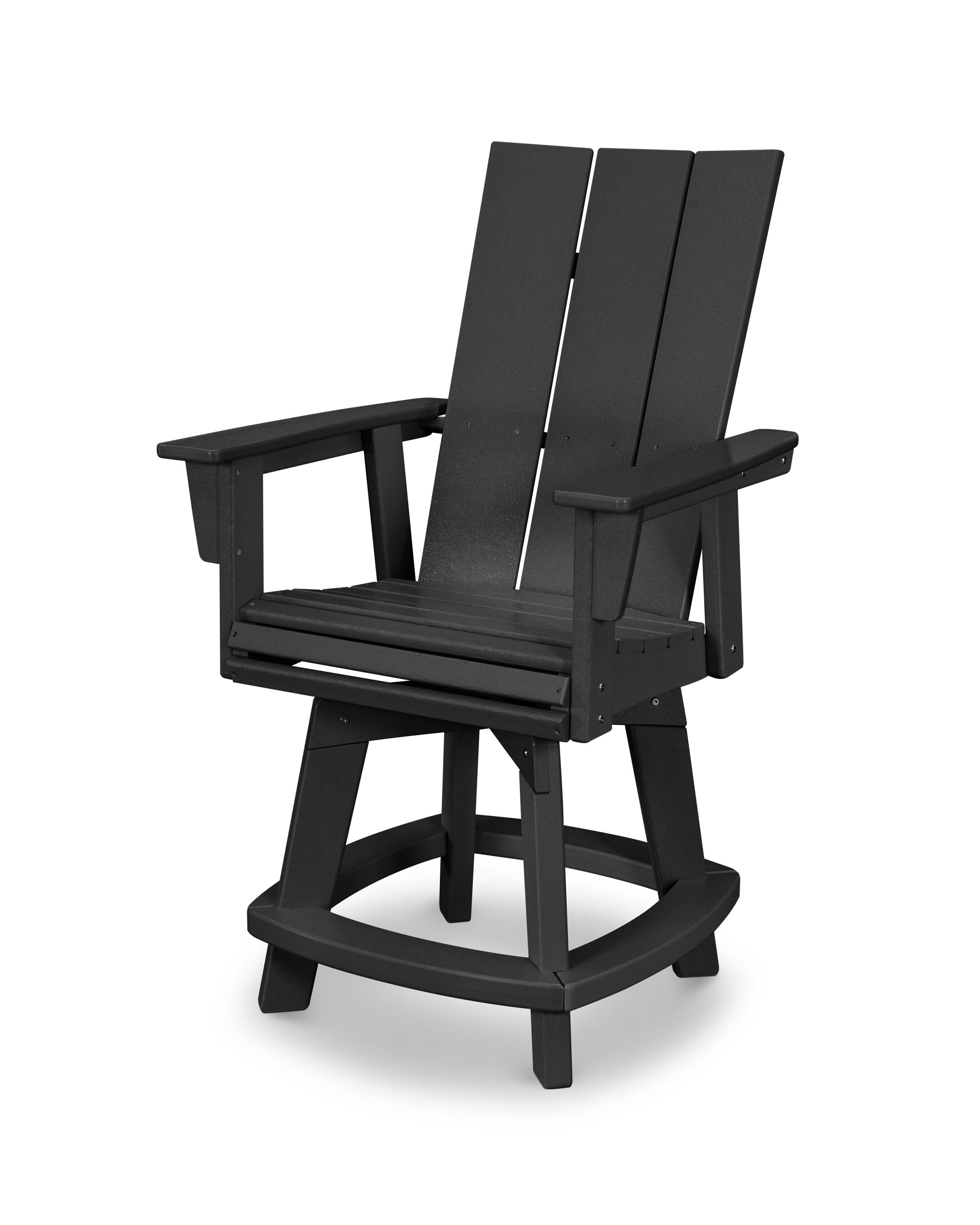  Modern Adirondack Swivel Counter Chair 