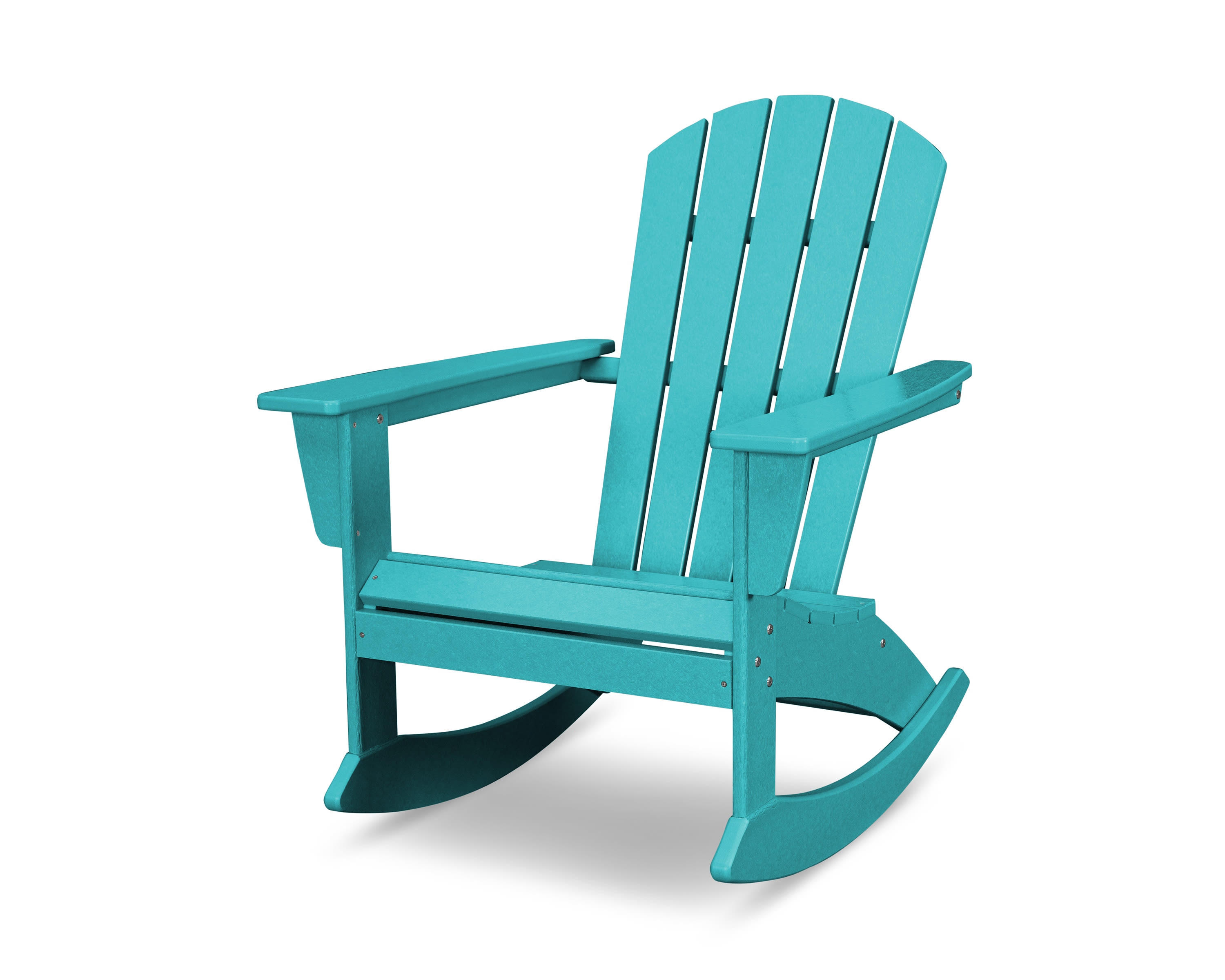 Polywood nautical outlet adirondack rocking chair