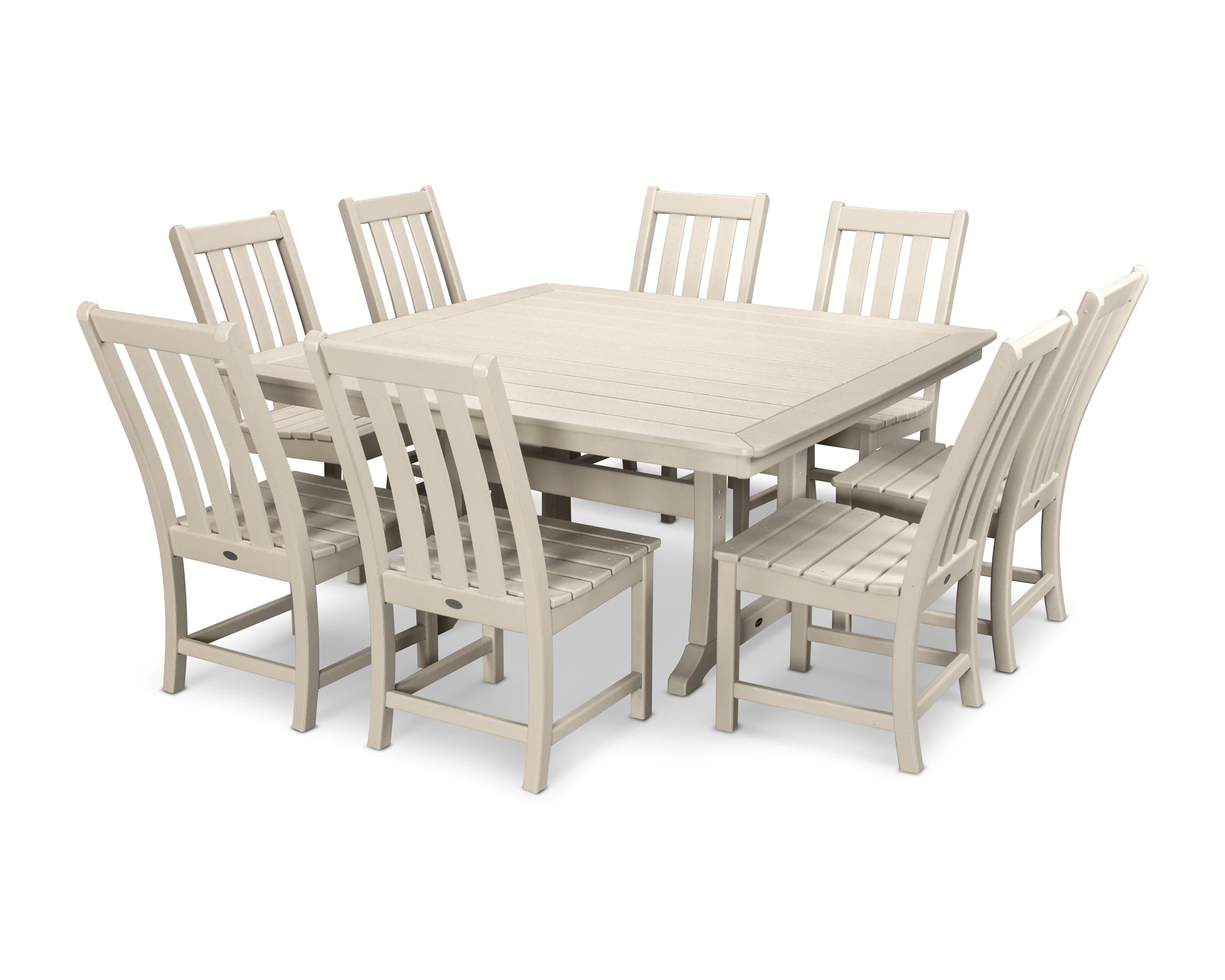 polywood vineyard 9 piece dining set