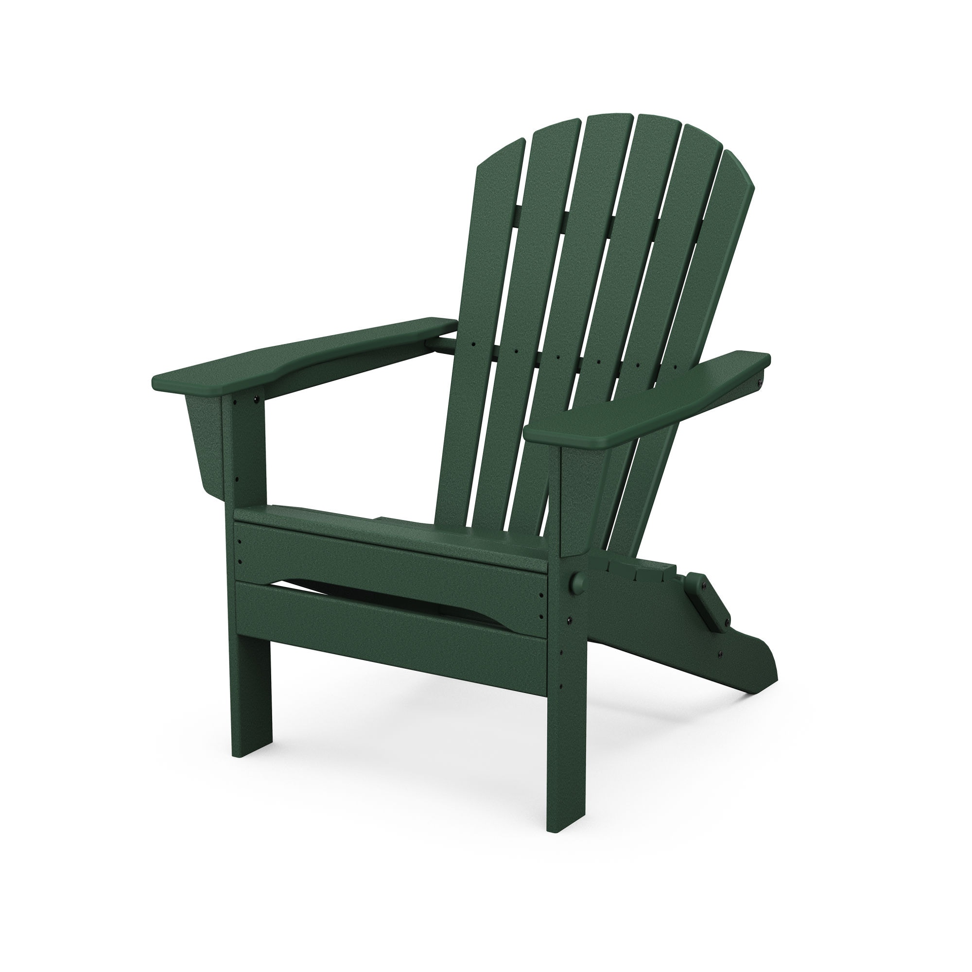 POLYWOOD Outdoor Furniture South Beach Folding Adirondack Chair