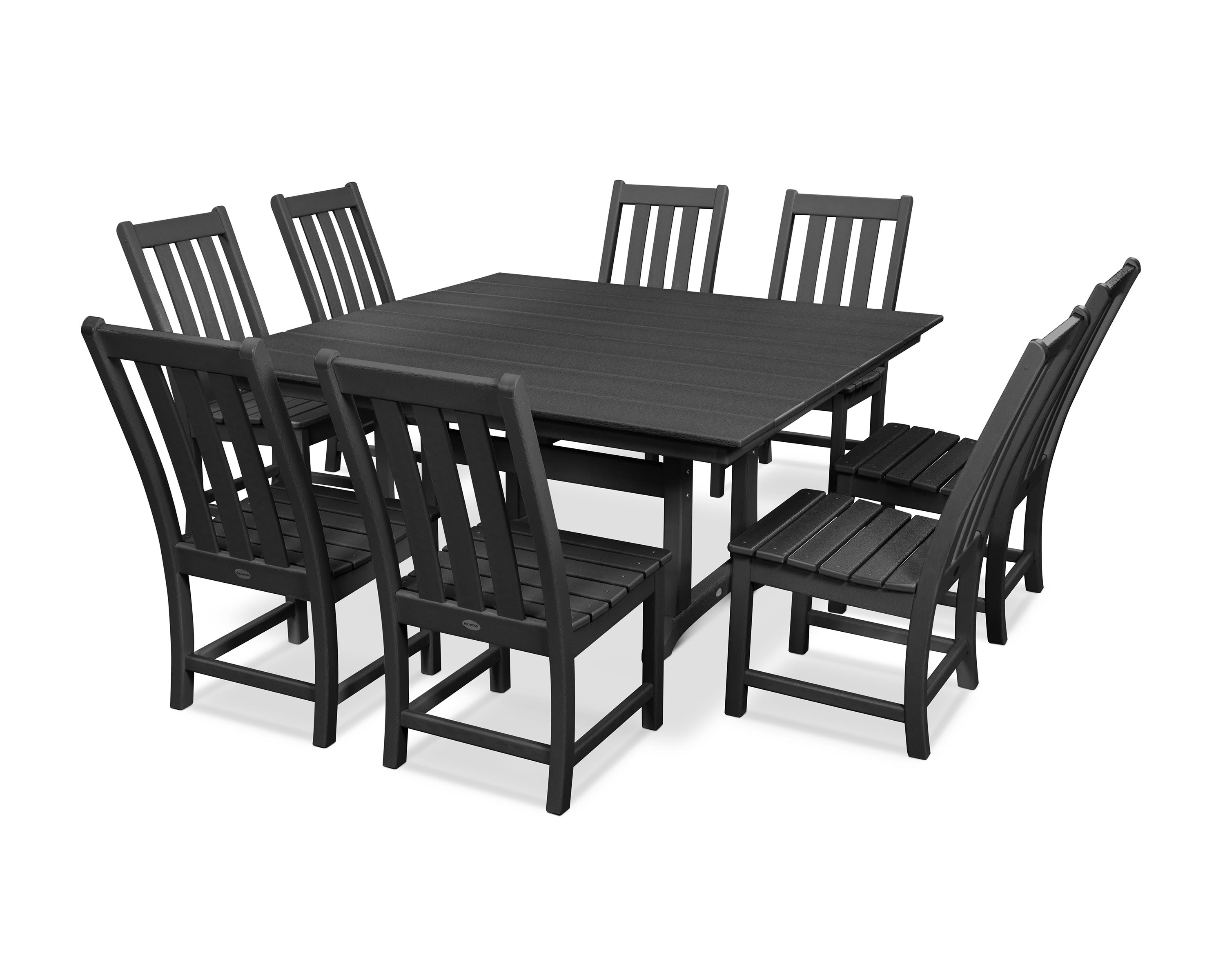polywood vineyard 9 piece dining set