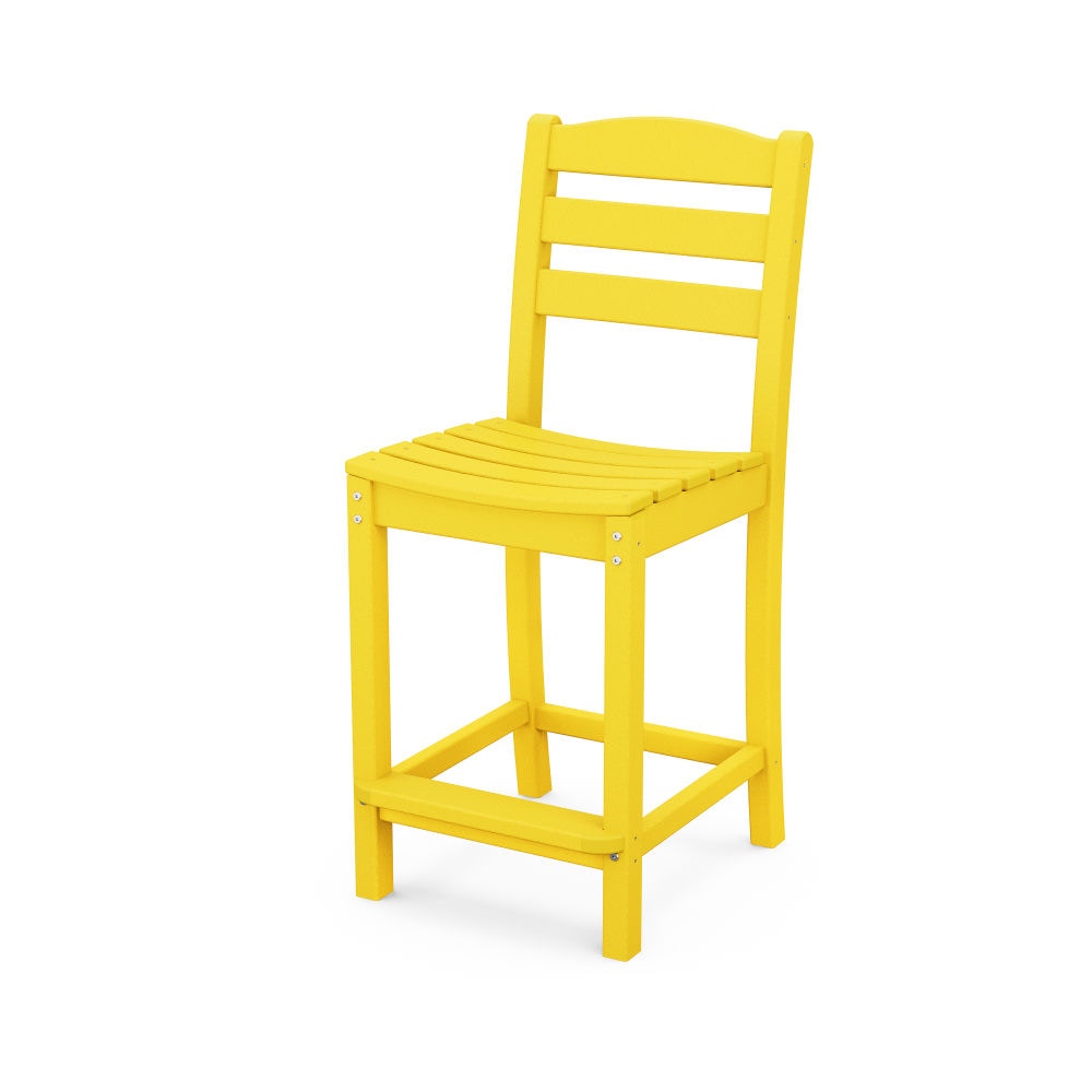  La Casa Cafe Counter Side Chair In Lemon 