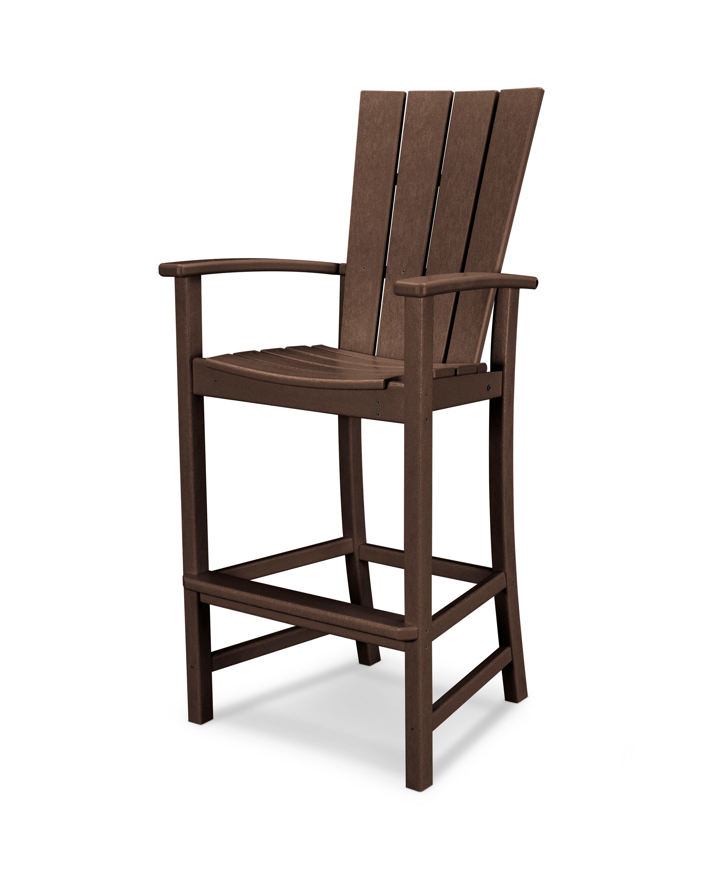  Quattro Adirondack Bar Chair In Mahogany 
