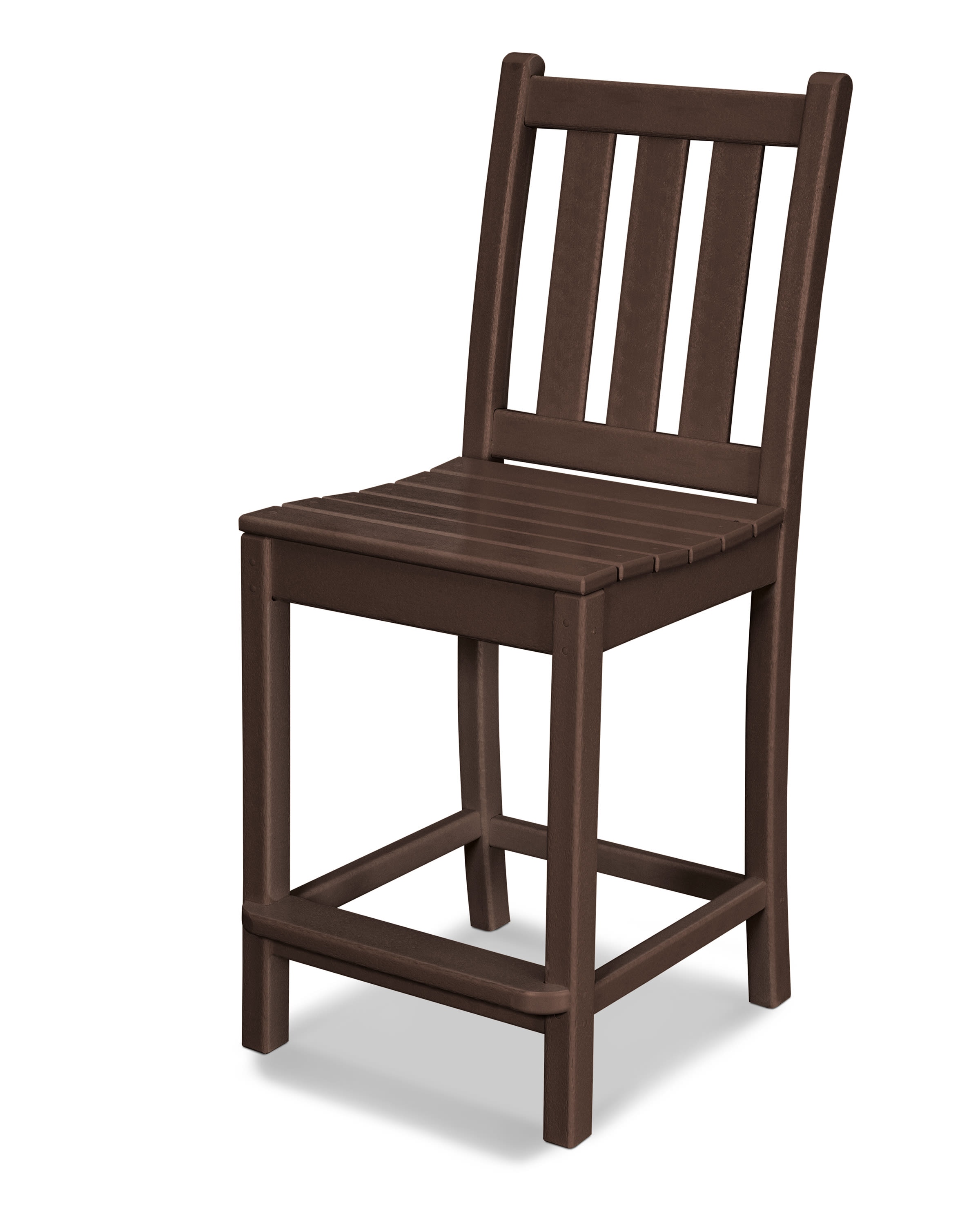  Traditional Garden Counter Side Chair In Mahogany 