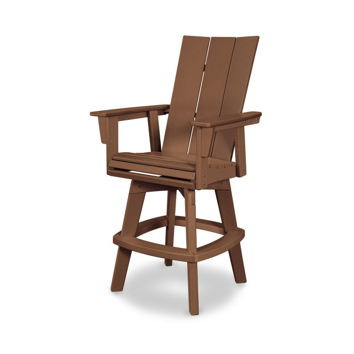  Modern Adirondack Swivel Bar Chair 