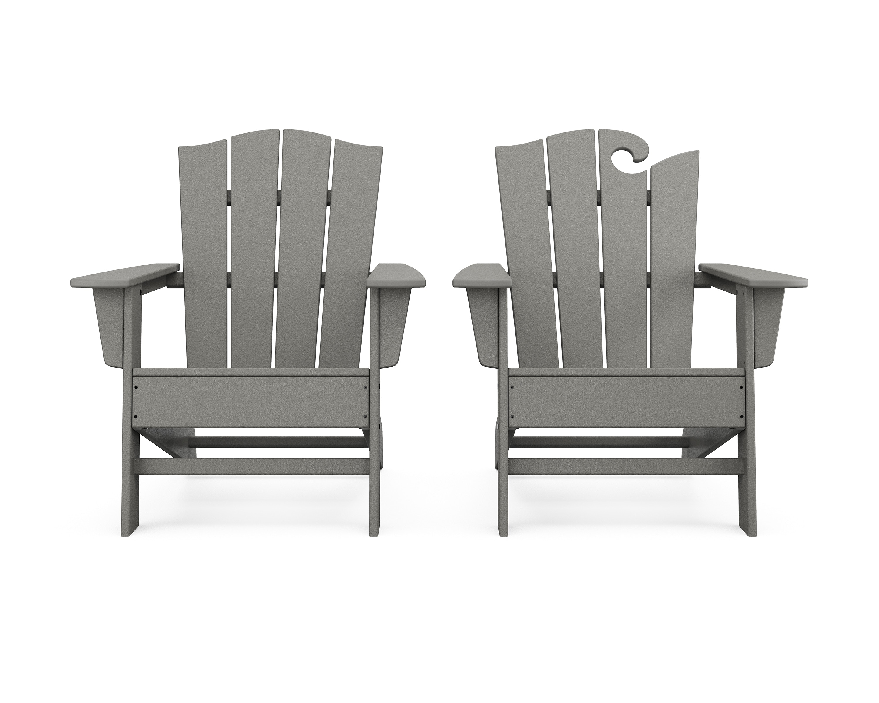 Polywood wave store adirondack chairs