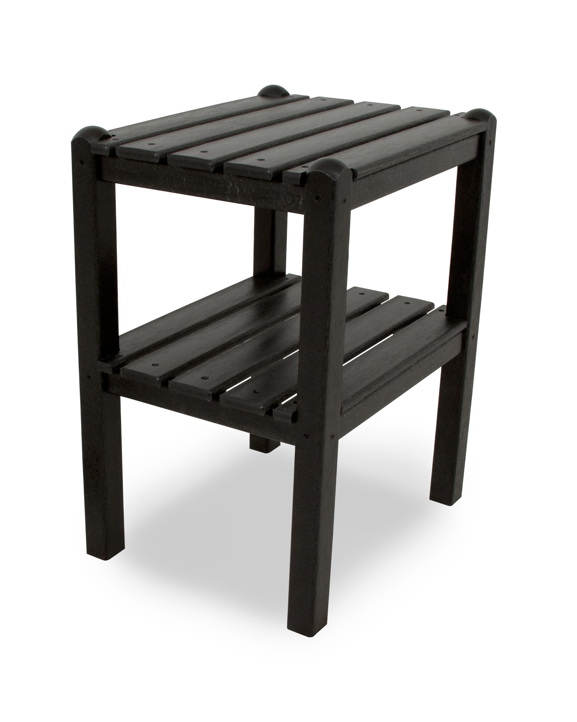 Two Shelf Side Table