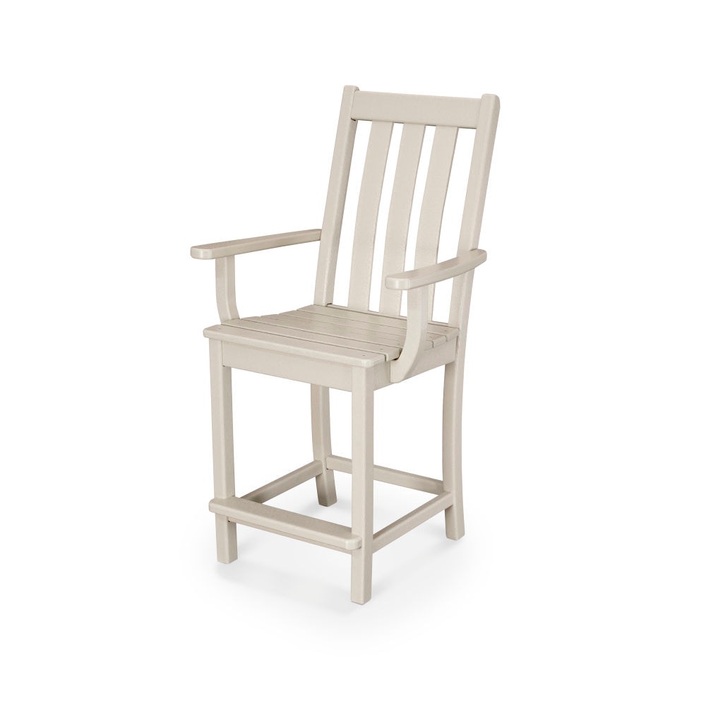  Vineyard Counter Arm Chair In Sand 