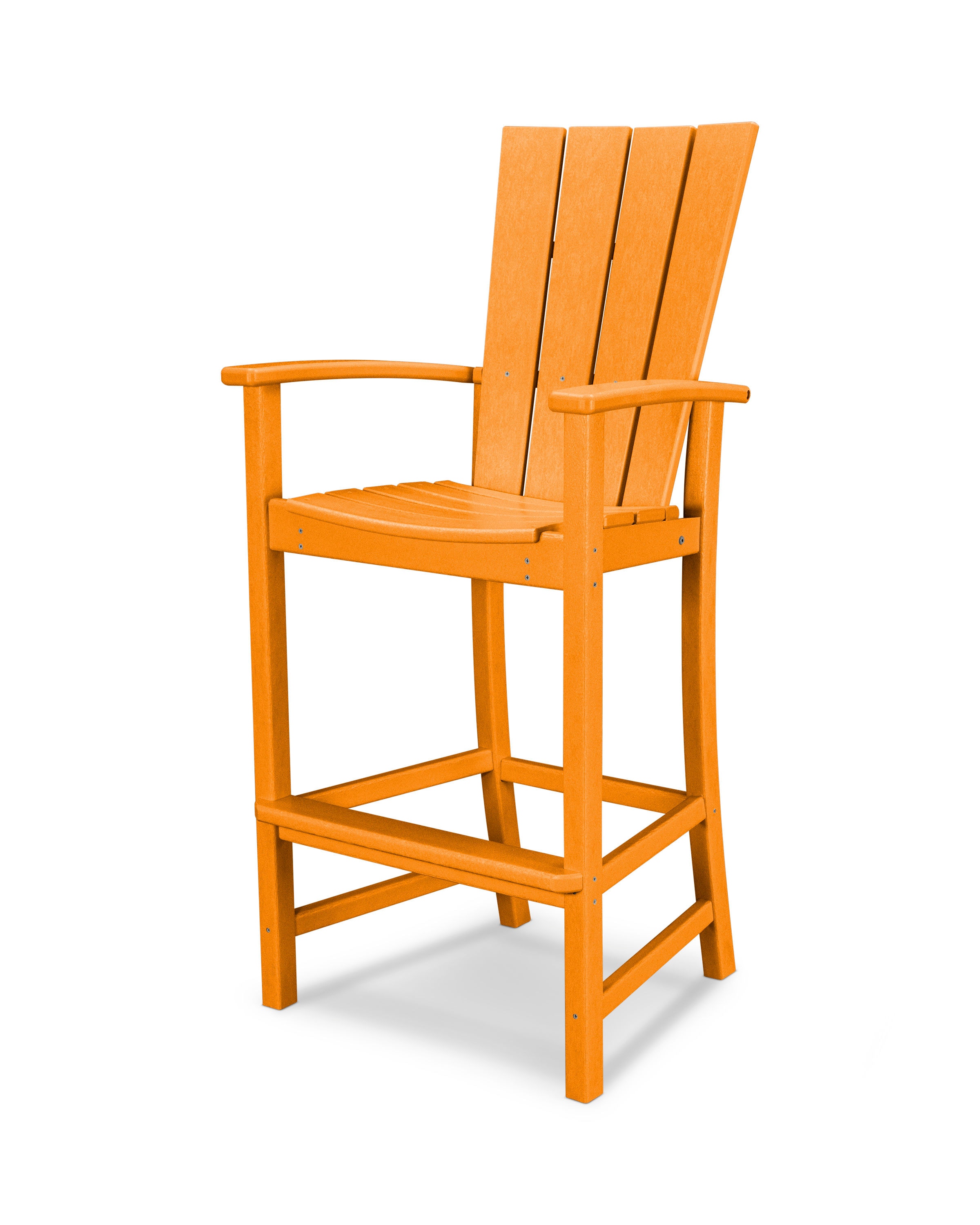  Quattro Adirondack Bar Chair In Tangerine 