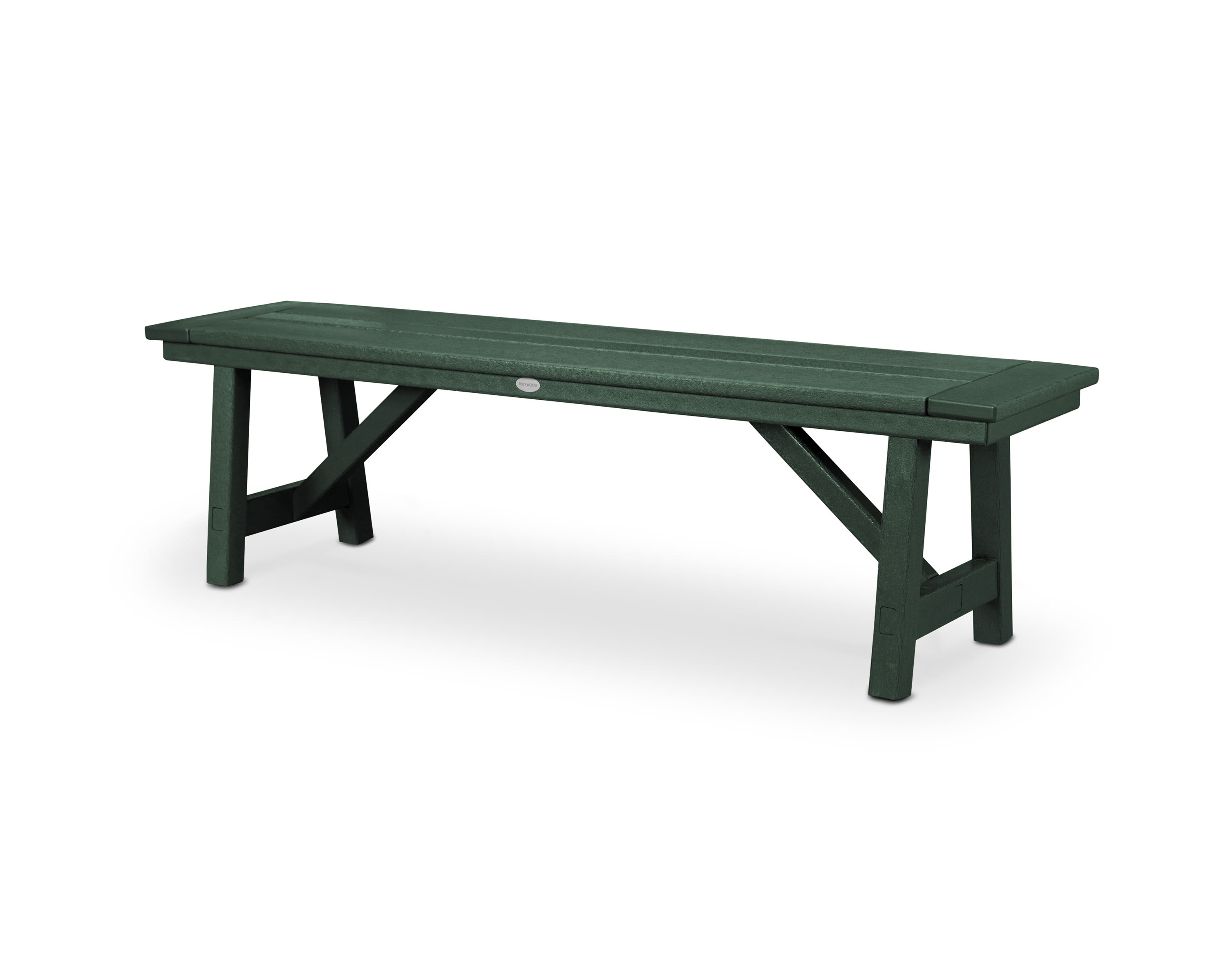  Rustic Farmhouse 60" Backless Bench 