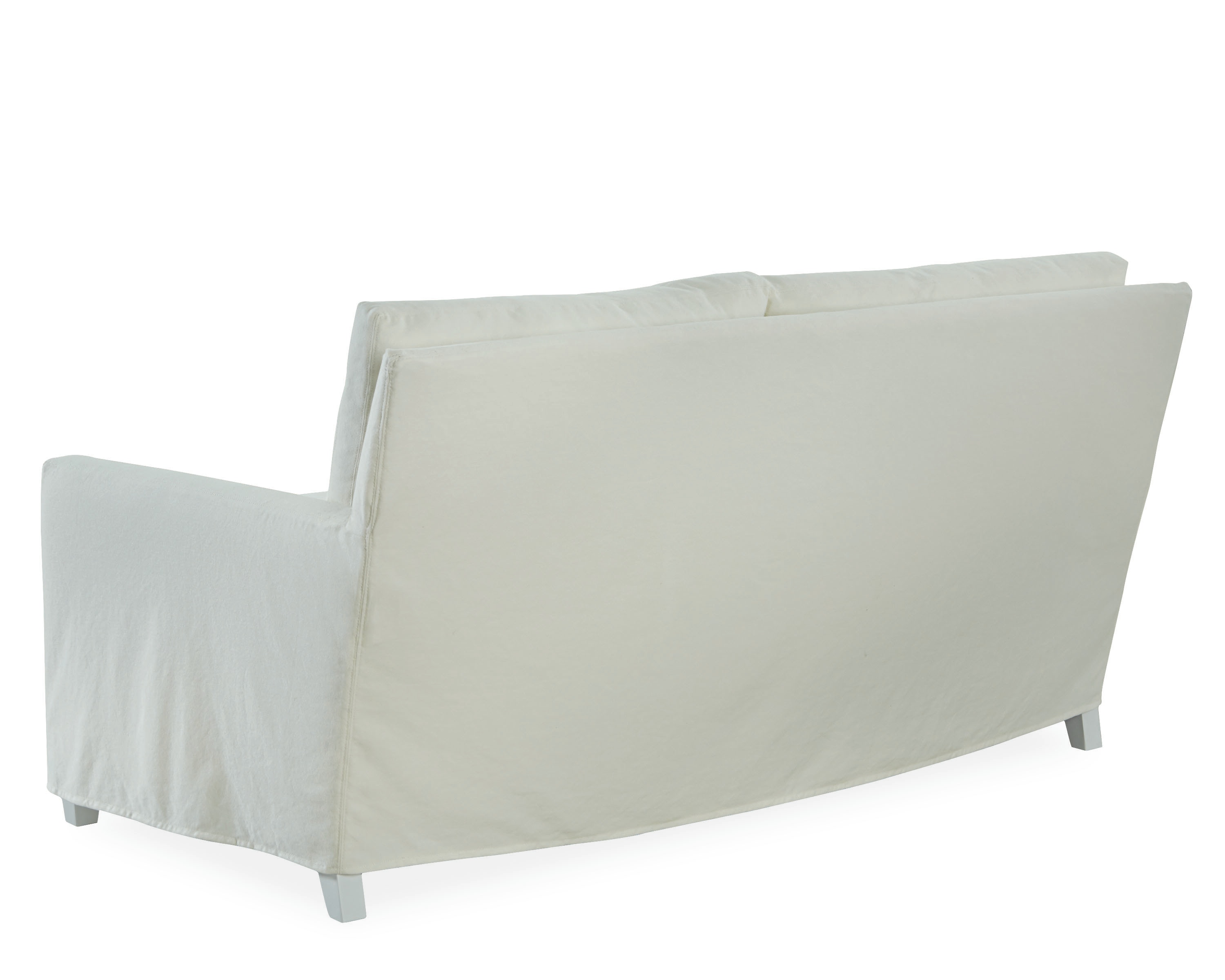 Lee Industries Living Room Slipcovered Apartment Sofa C129611 Alyson