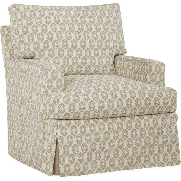 Lee Industries Living Room Slipcovered Swivel Glider C160101SG