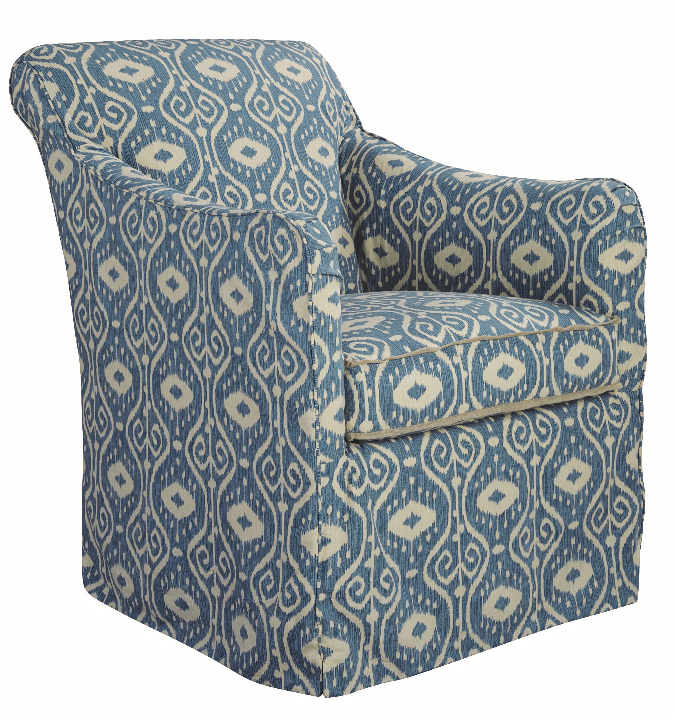  Slipcovered Swivel Glider 