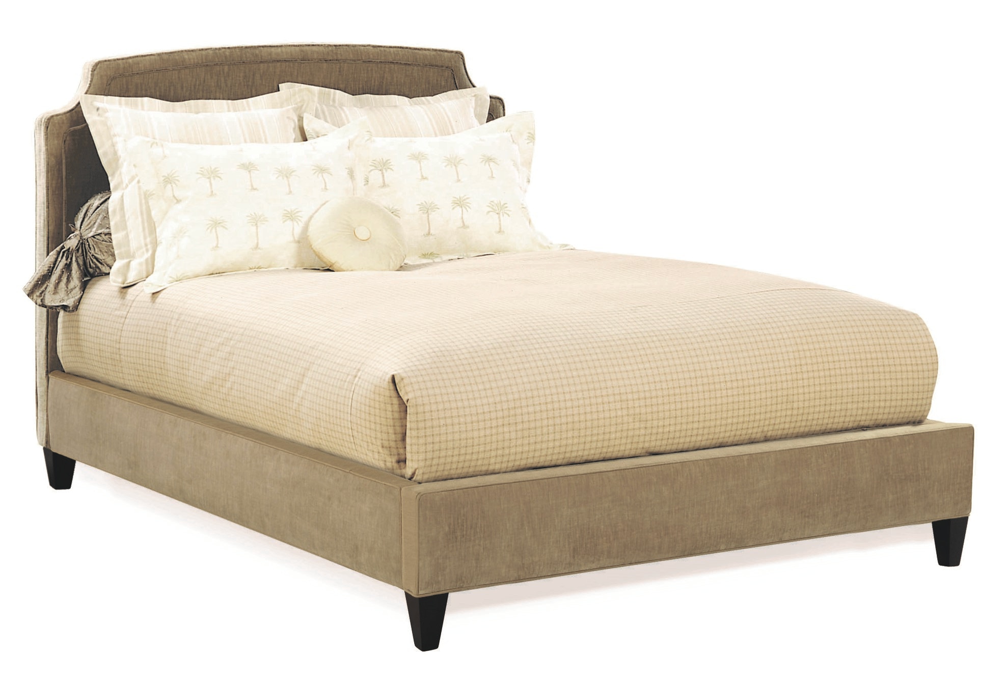  Cut Corner Headboard With Rails - Full Size 