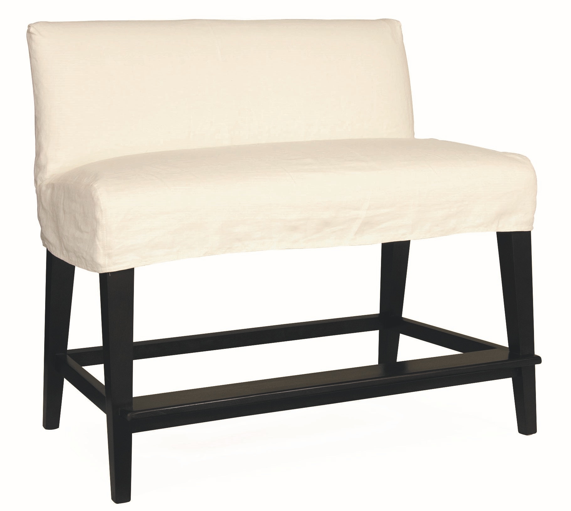 Lee Industries Dining Room Slipcovered Dual Seat Dining Bench