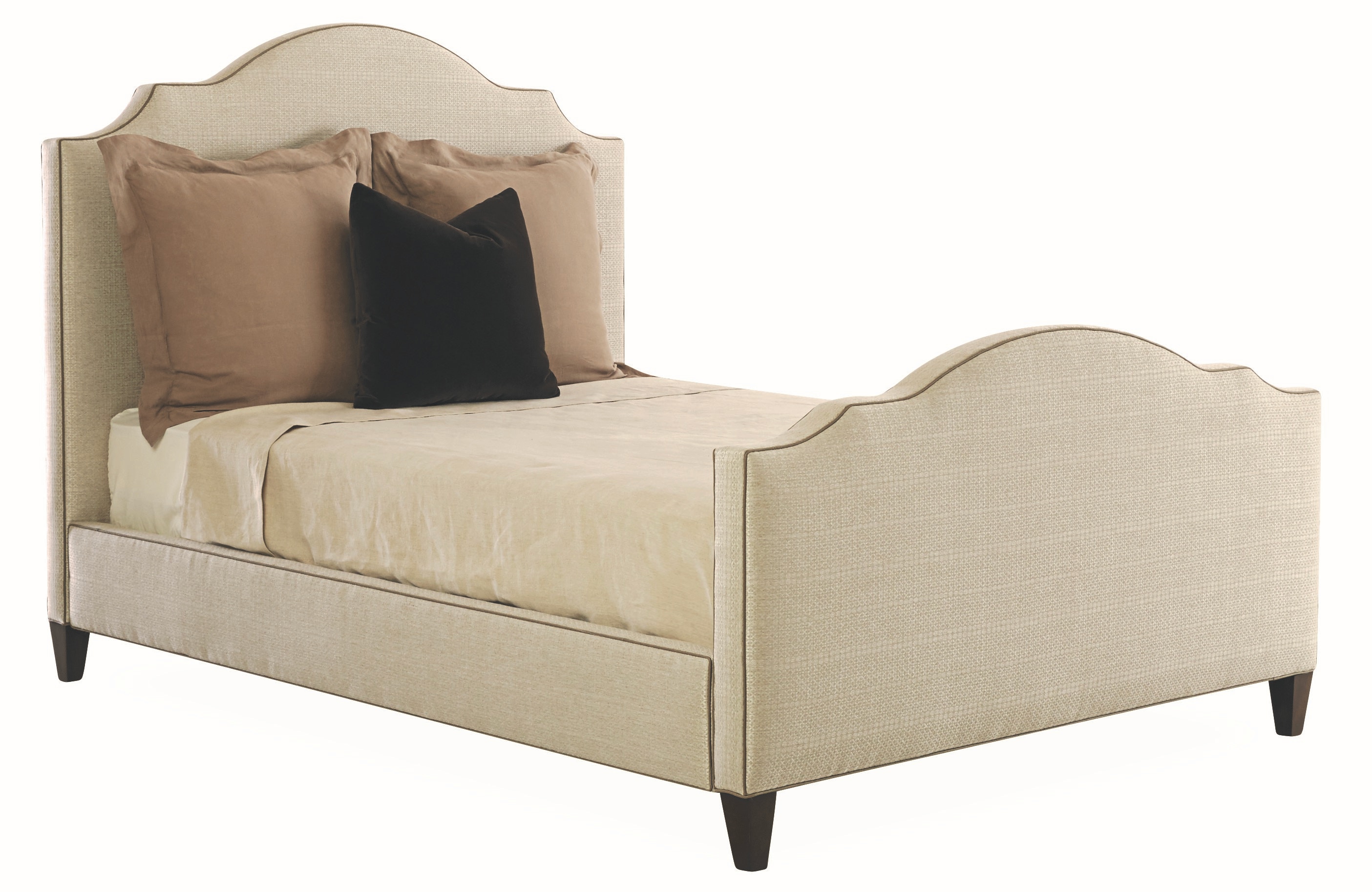 Lee Industries Bedroom Dome Headboard And Footboard Queen Size