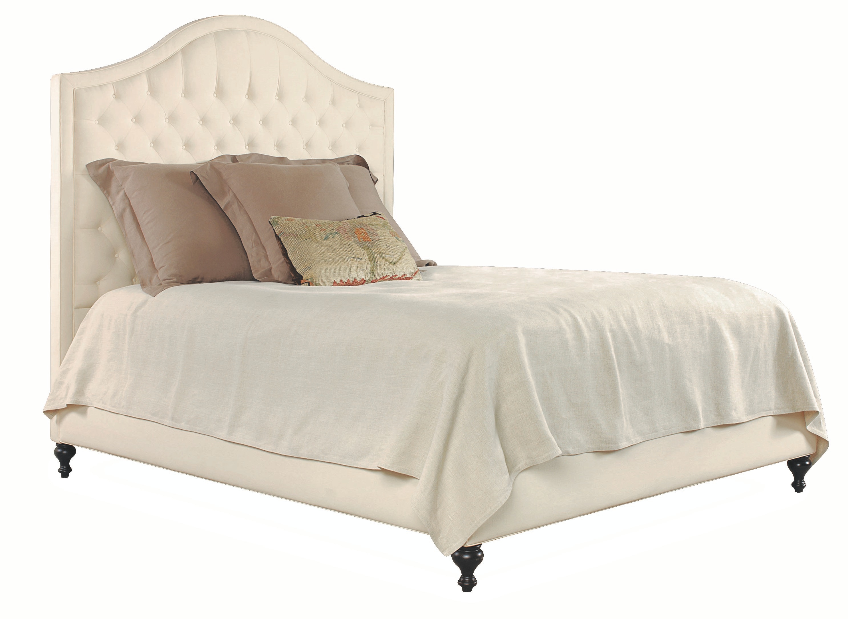 Lee Industries Bedroom Flair Headboard With Rails Queen Size F2