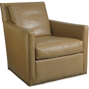 Lee Industries Living Room Leather Swivel Chair L129601SW Archers
